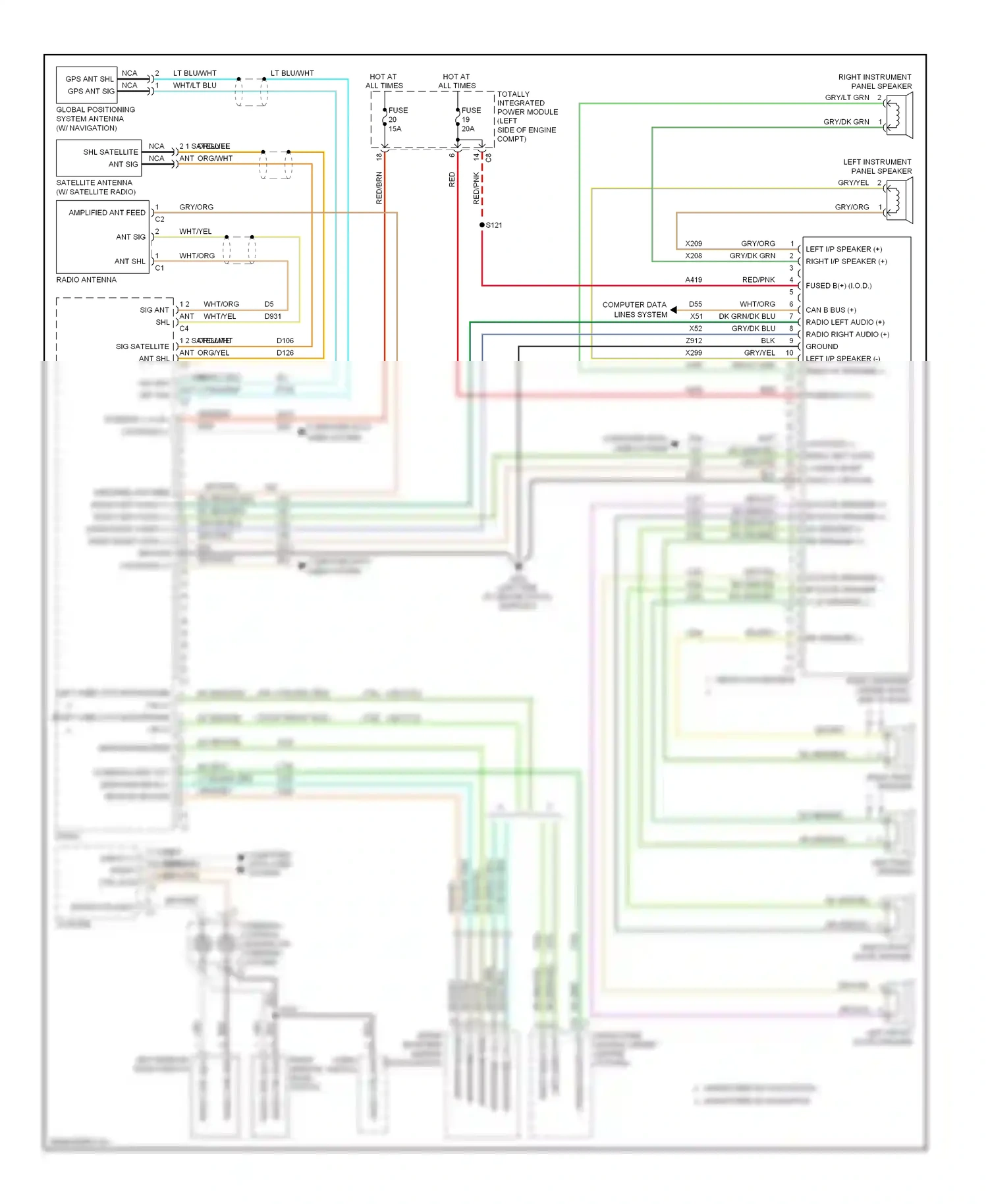 Dodge Avenger II (2007-2010) computer data lines system wiring diagram  (30 of 41)