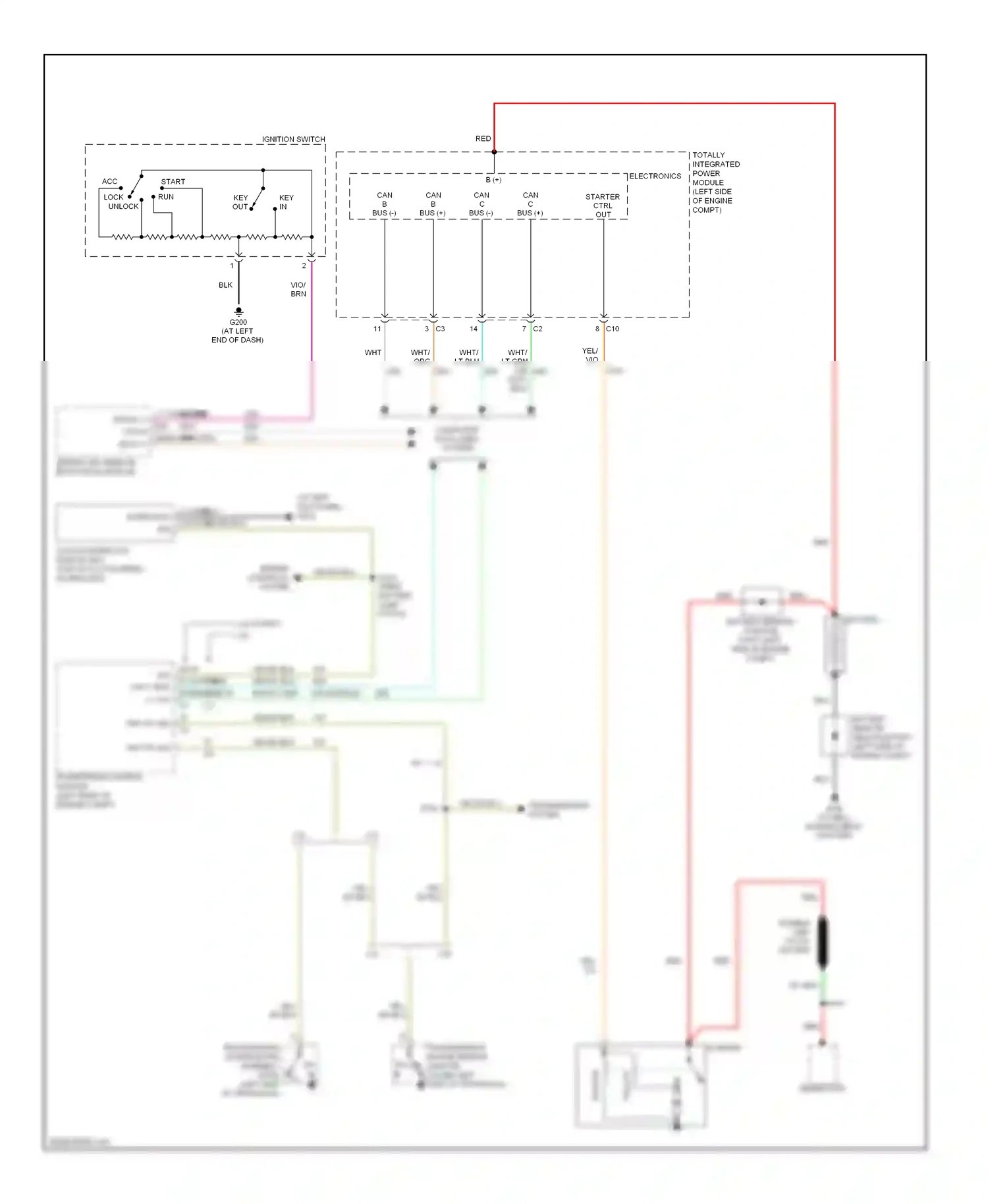 Dodge Avenger II (2007-2010) electronics wiring diagram  (30 of 31)