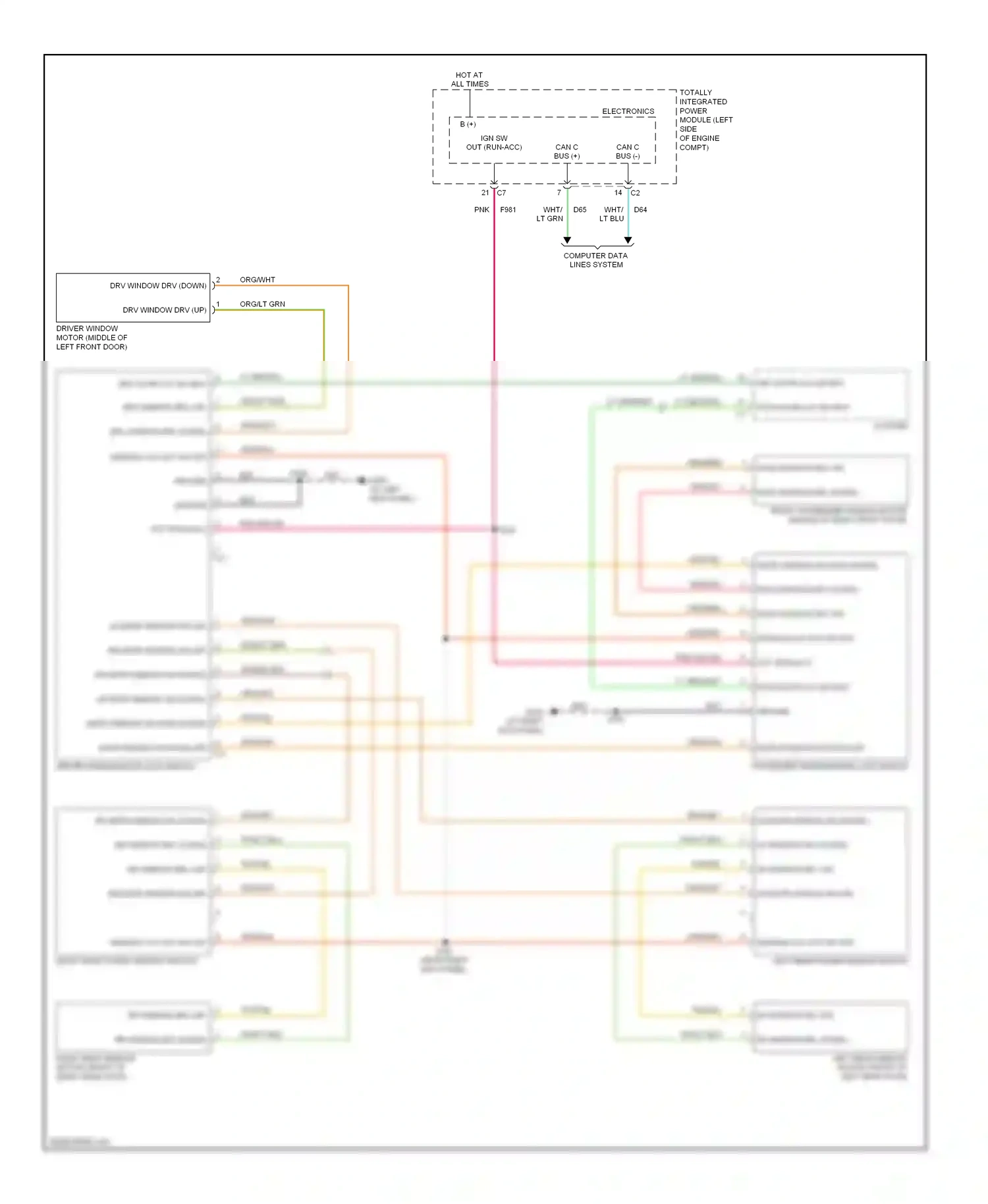 Dodge Avenger II (2007-2010) electronics wiring diagram  (29 of 31)