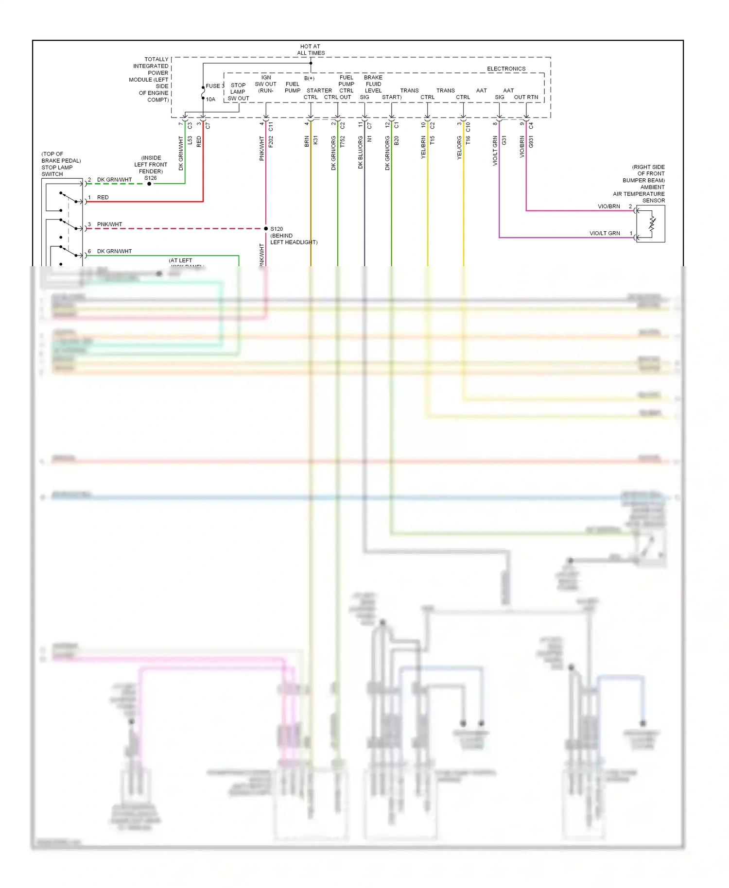 Dodge Avenger II (2007-2010) ign wiring diagram  (1 of 1)