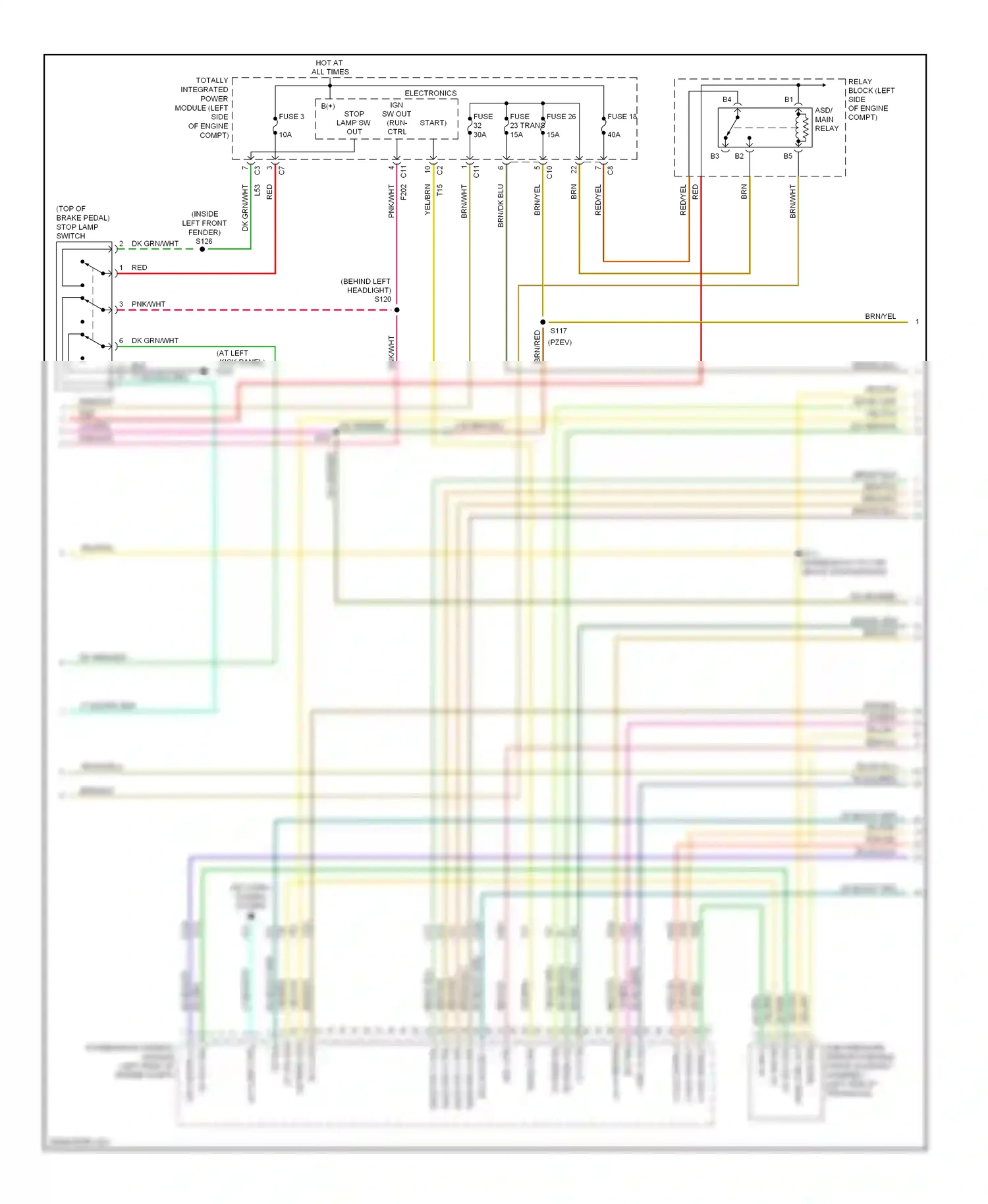 Dodge Avenger II (2007-2010) injector 4 ctrl wiring diagram  (1 of 1)