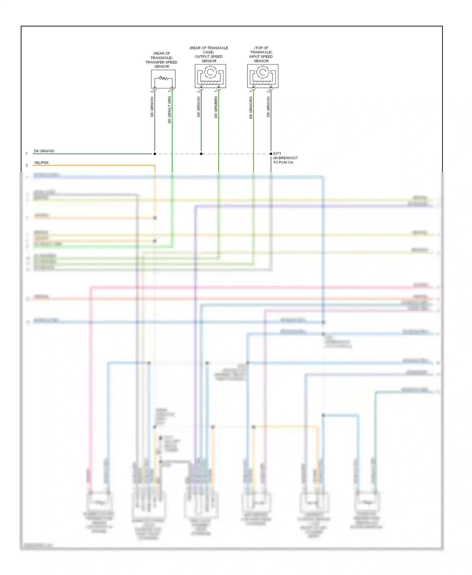 Dodge Avenger II (2007-2010) mtv ctrl wiring diagram  (1 of 1)