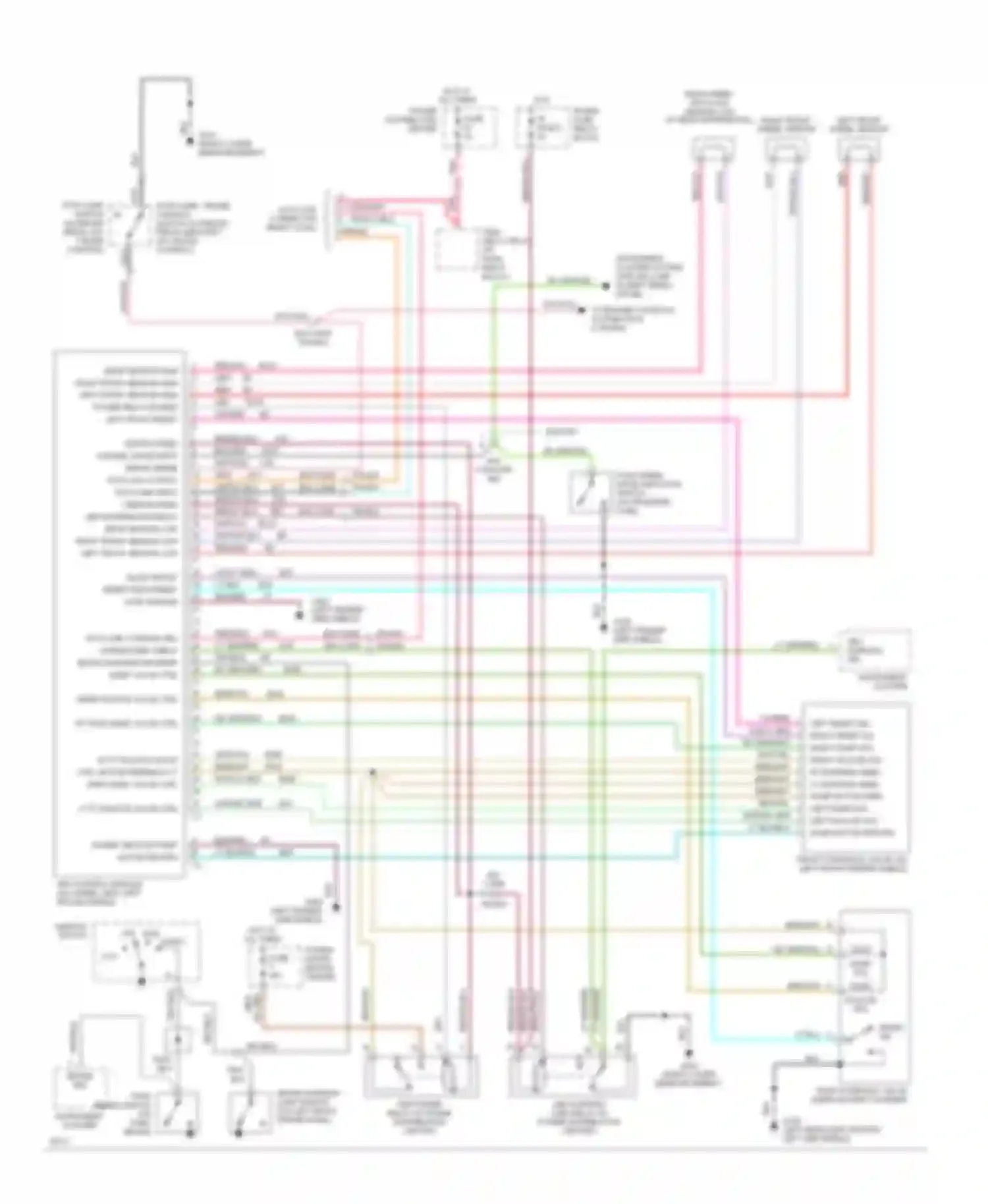 Wiring diagram lt ft isolate valve ctrl for Dodge Cab & Chassis Dakota  (1989-1994) (1 of 1)