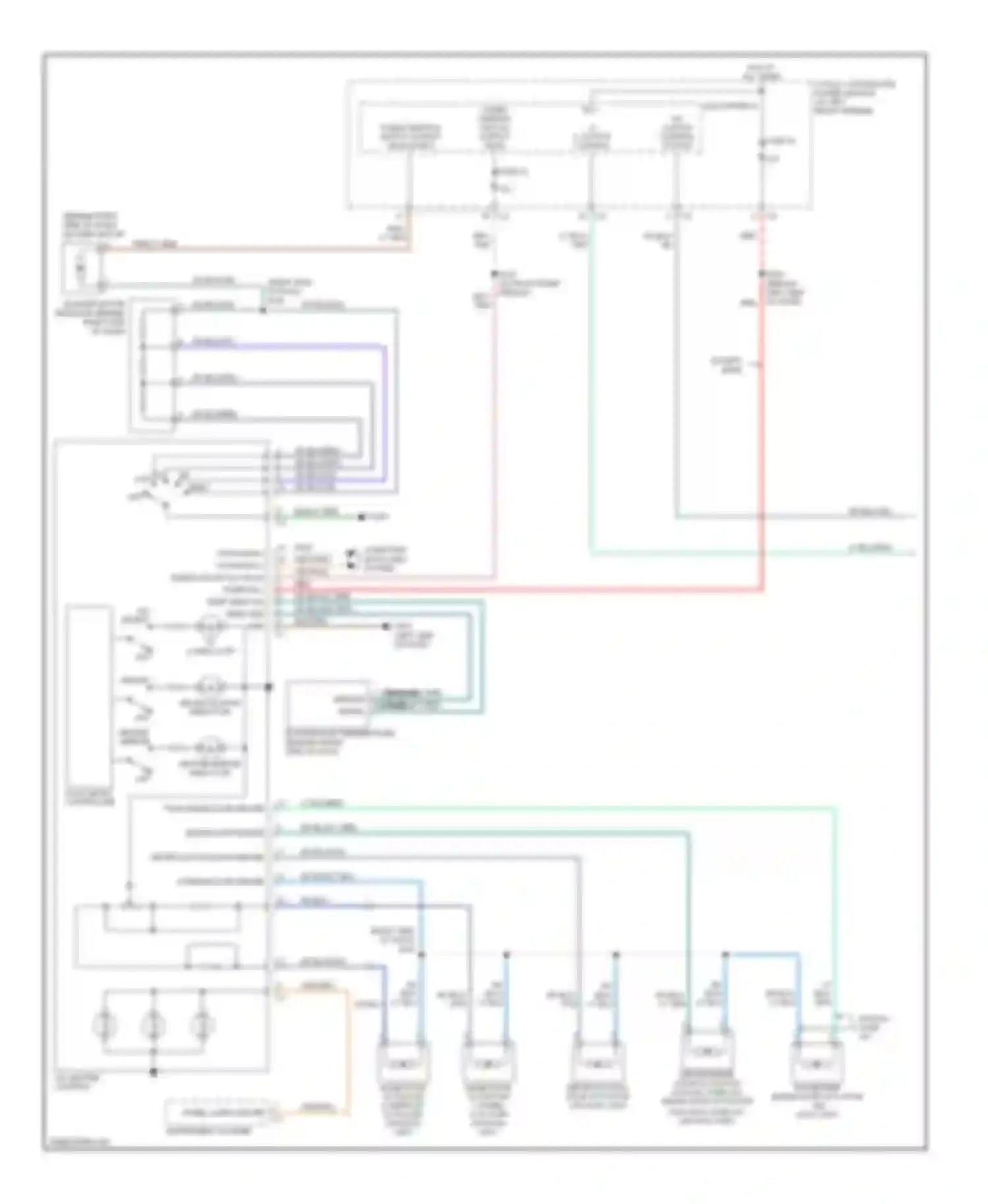 Cab & Chassis R2500 Dodge  (1996-2006): Manual a/c circuit (1 of 2)