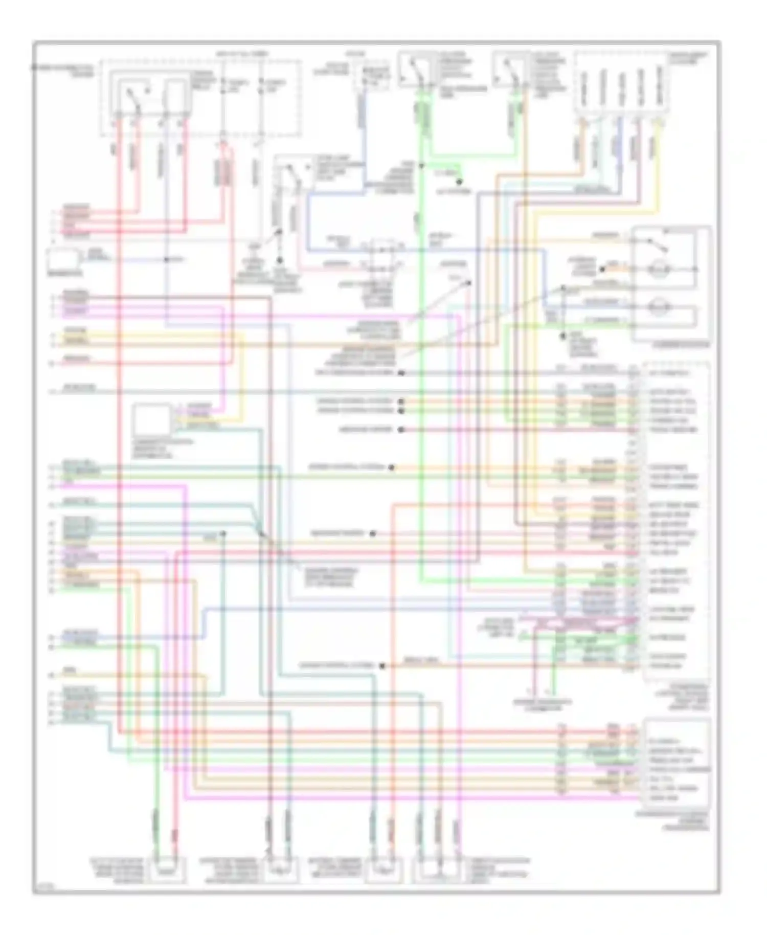 Cab & Chassis R2500 Dodge  (1996-2006): Wiring diagram engine performance 5.2ls (3 of 3)