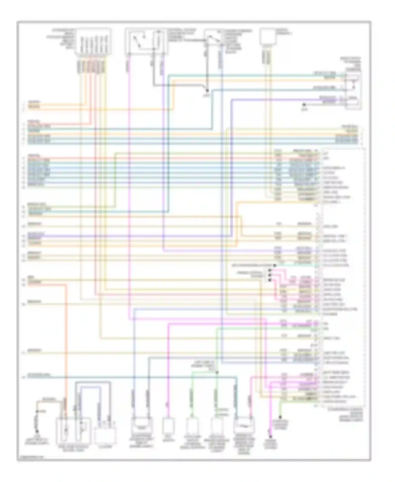 Cab & Chassis R2500 Dodge  (1996-2006): Wiring diagram engine performance 5.7l (4 of 5)