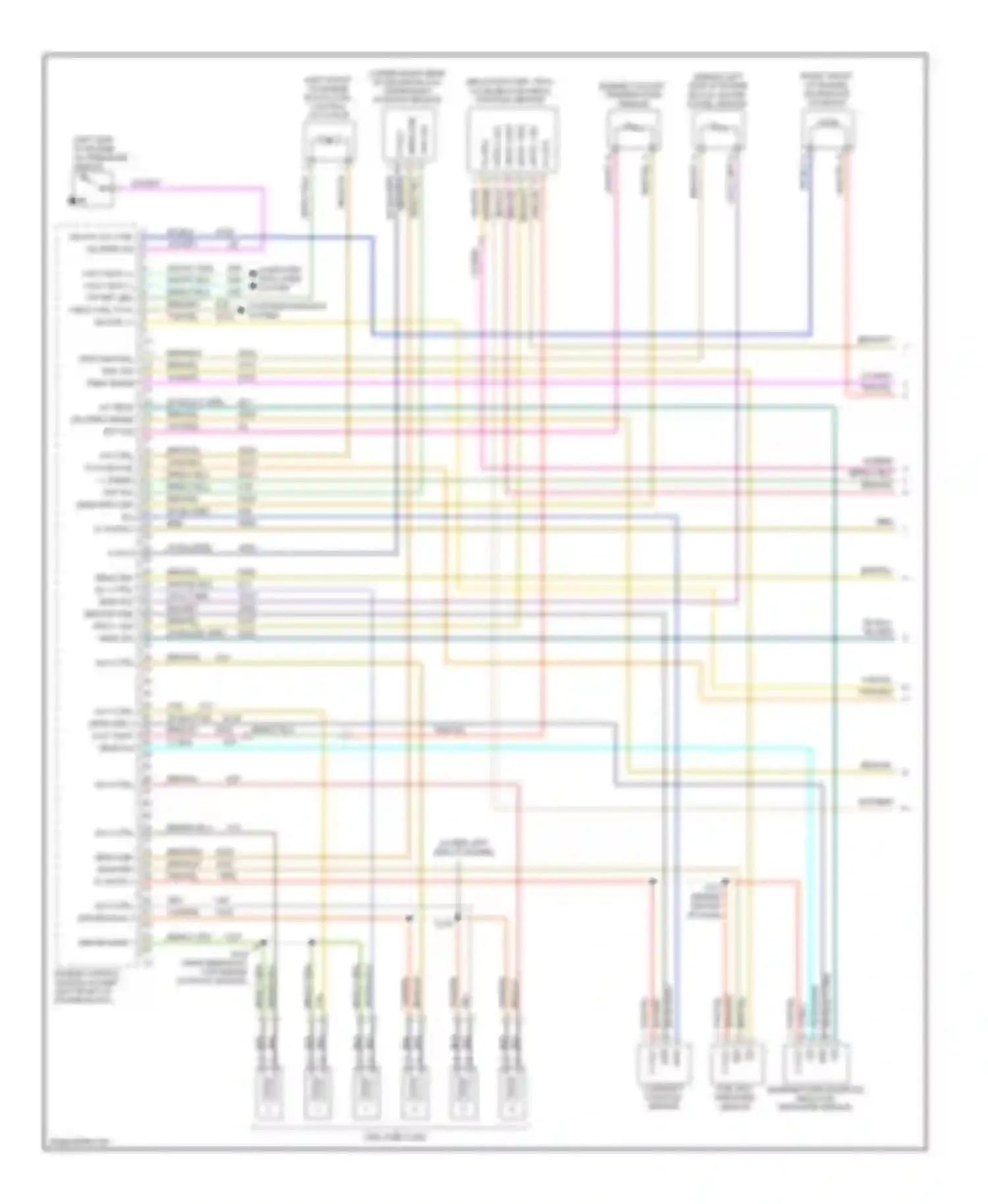 Cab & Chassis R2500 Dodge  (1996-2006): Wiring diagram engine performance 5.9l diesel (1 of 4)