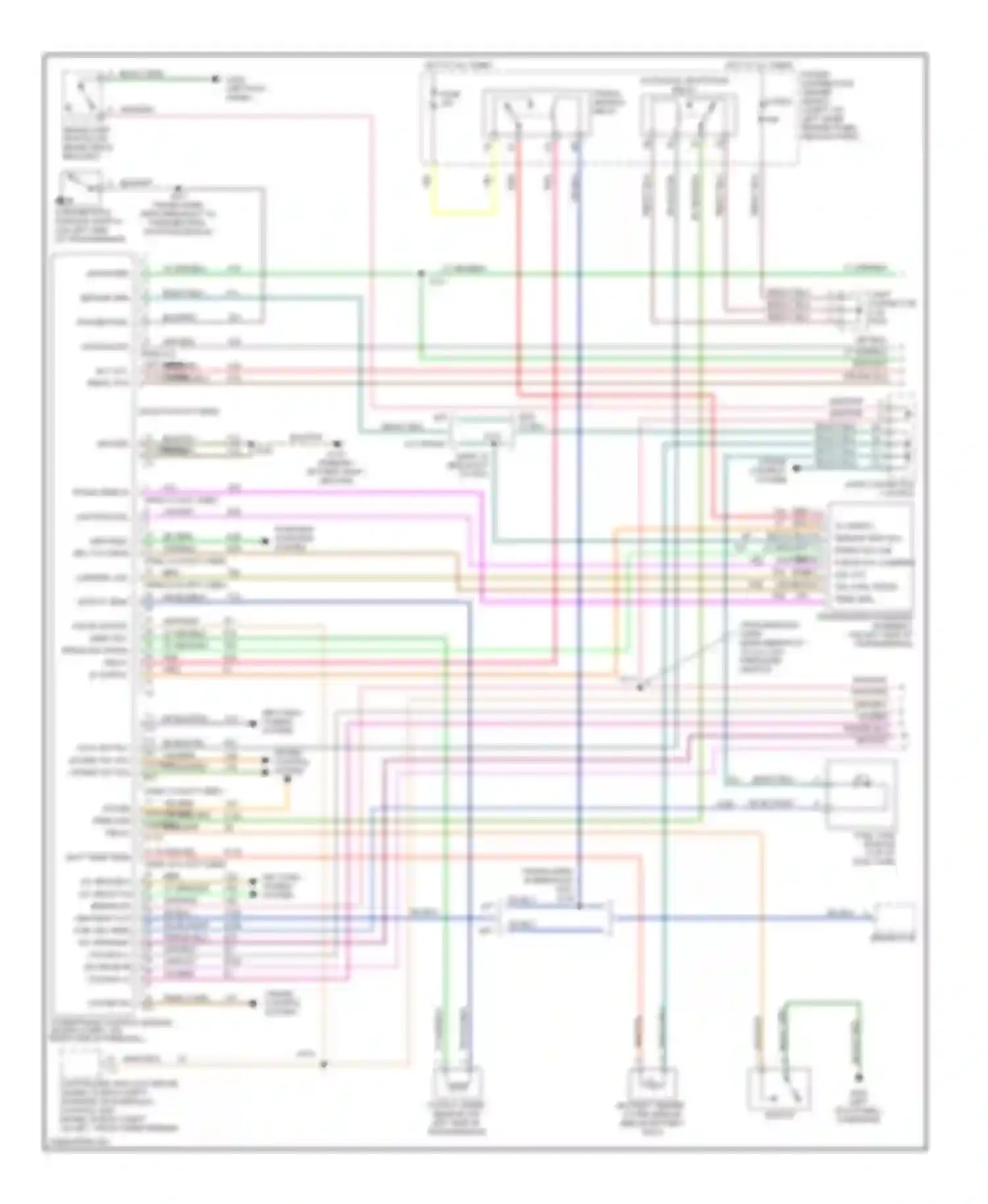 Cab & Chassis R2500 Dodge  (1996-2006): Wiring diagram engine performance 5.9l 24-valve diesels (1 of 3)