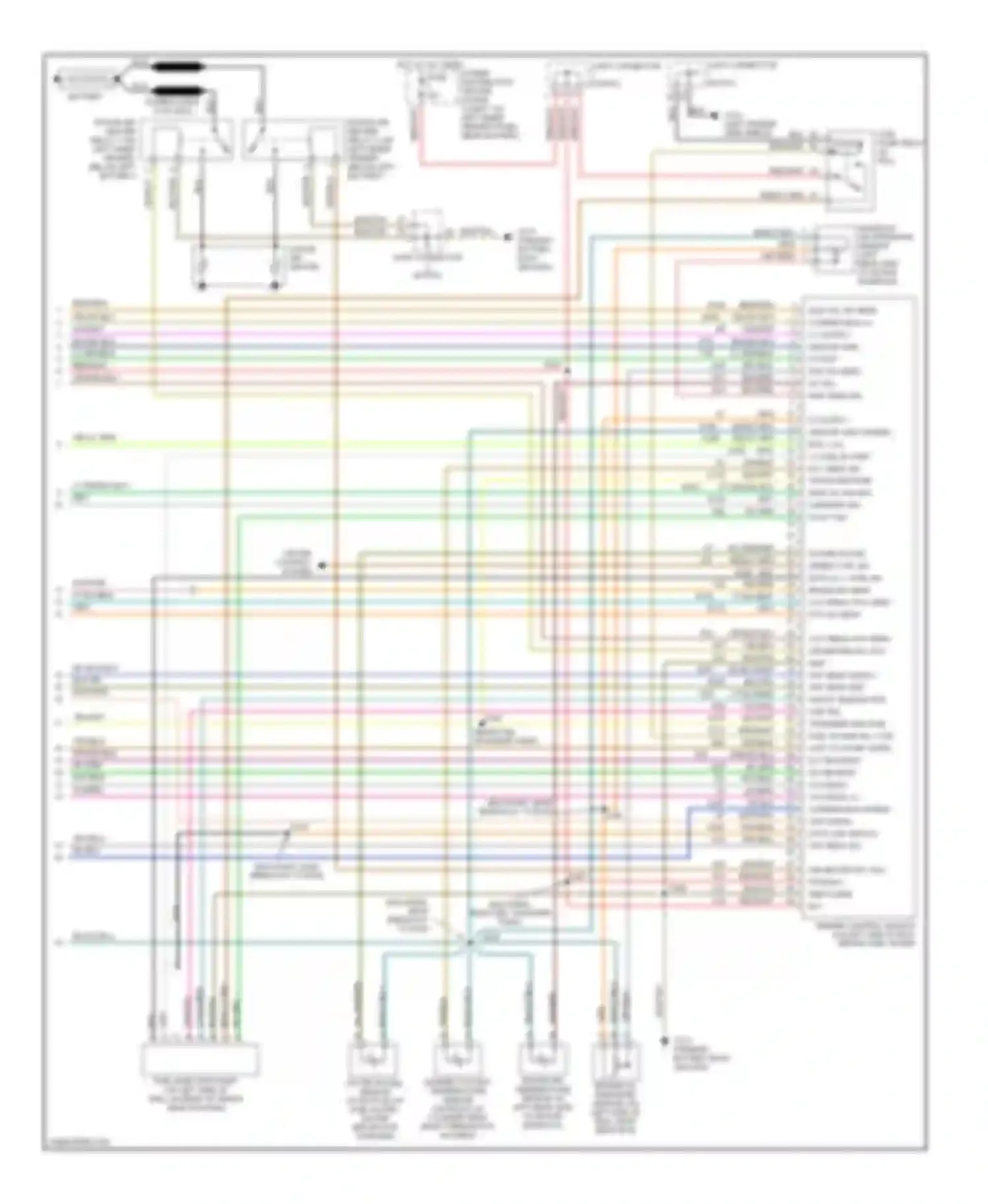 Cab & Chassis R2500 Dodge  (1996-2006): Wiring diagram engine performance 5.9l 24-valve diesels (3 of 3)