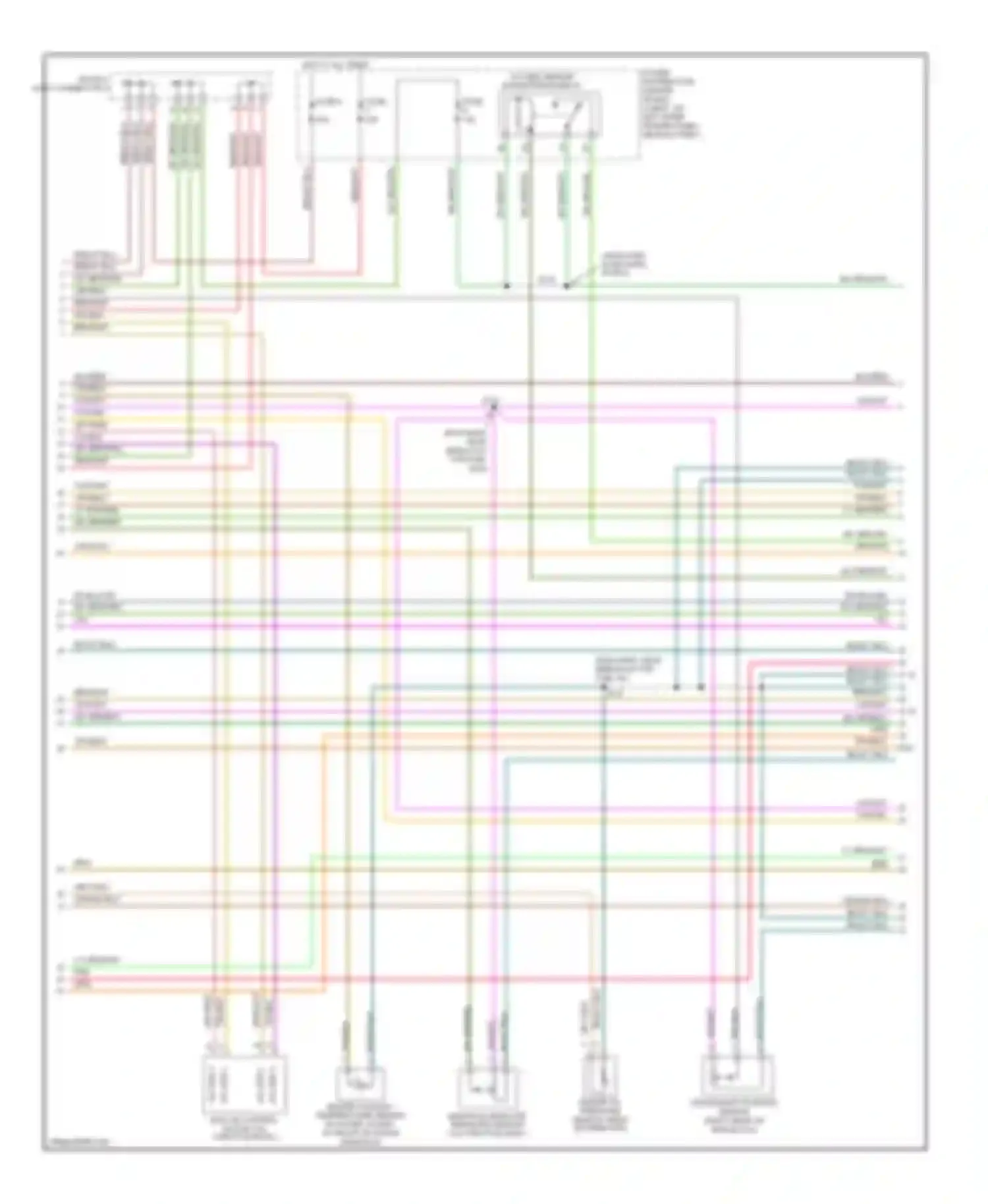 Cab & Chassis R2500 Dodge  (1996-2006): Wiring diagram engine performance 5.9ls, california (2 of 4)