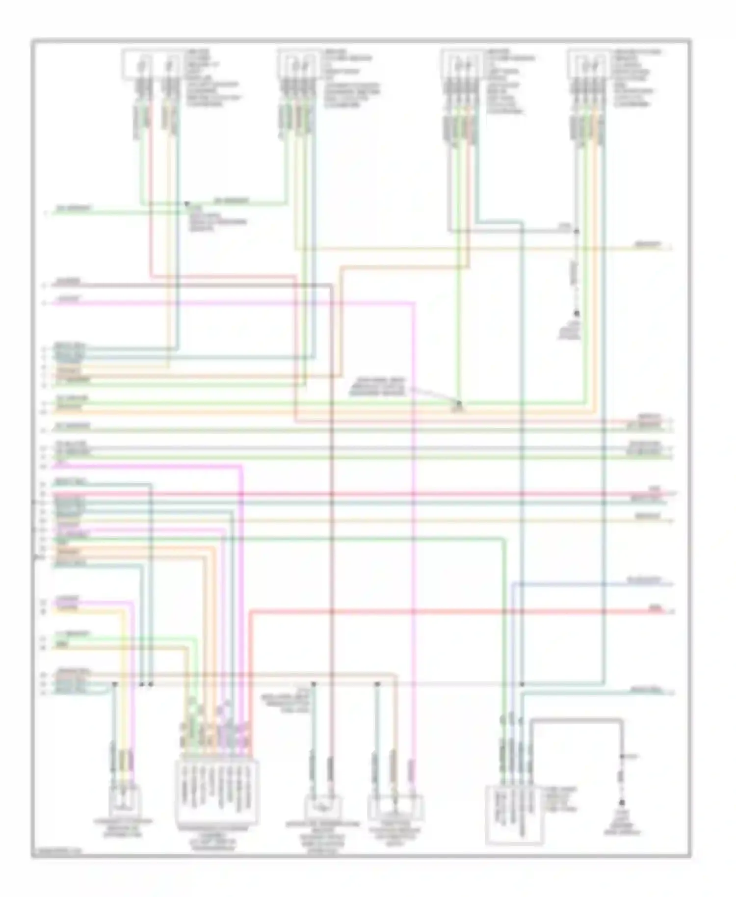 Cab & Chassis R2500 Dodge  (1996-2006): Wiring diagram engine performance 5.9ls, california (3 of 4)