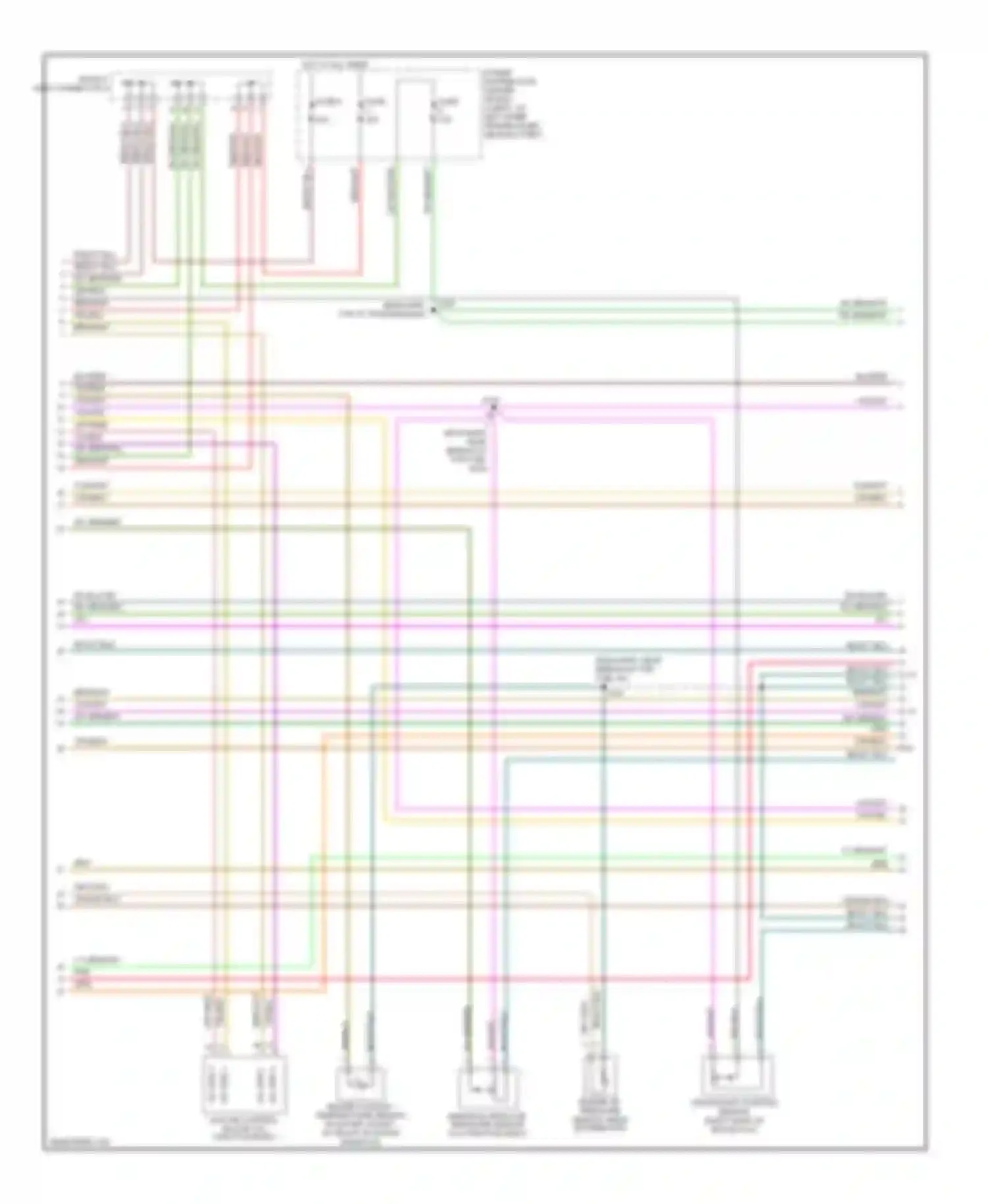 Cab & Chassis R2500 Dodge  (1996-2006): Wiring diagram engine performance 5.9ls, federal (2 of 4)