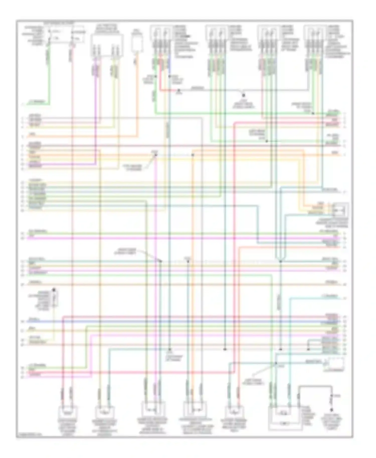 Cab & Chassis R2500 Dodge  (1996-2006): Wiring diagram engine performance 8.0l (2 of 3)