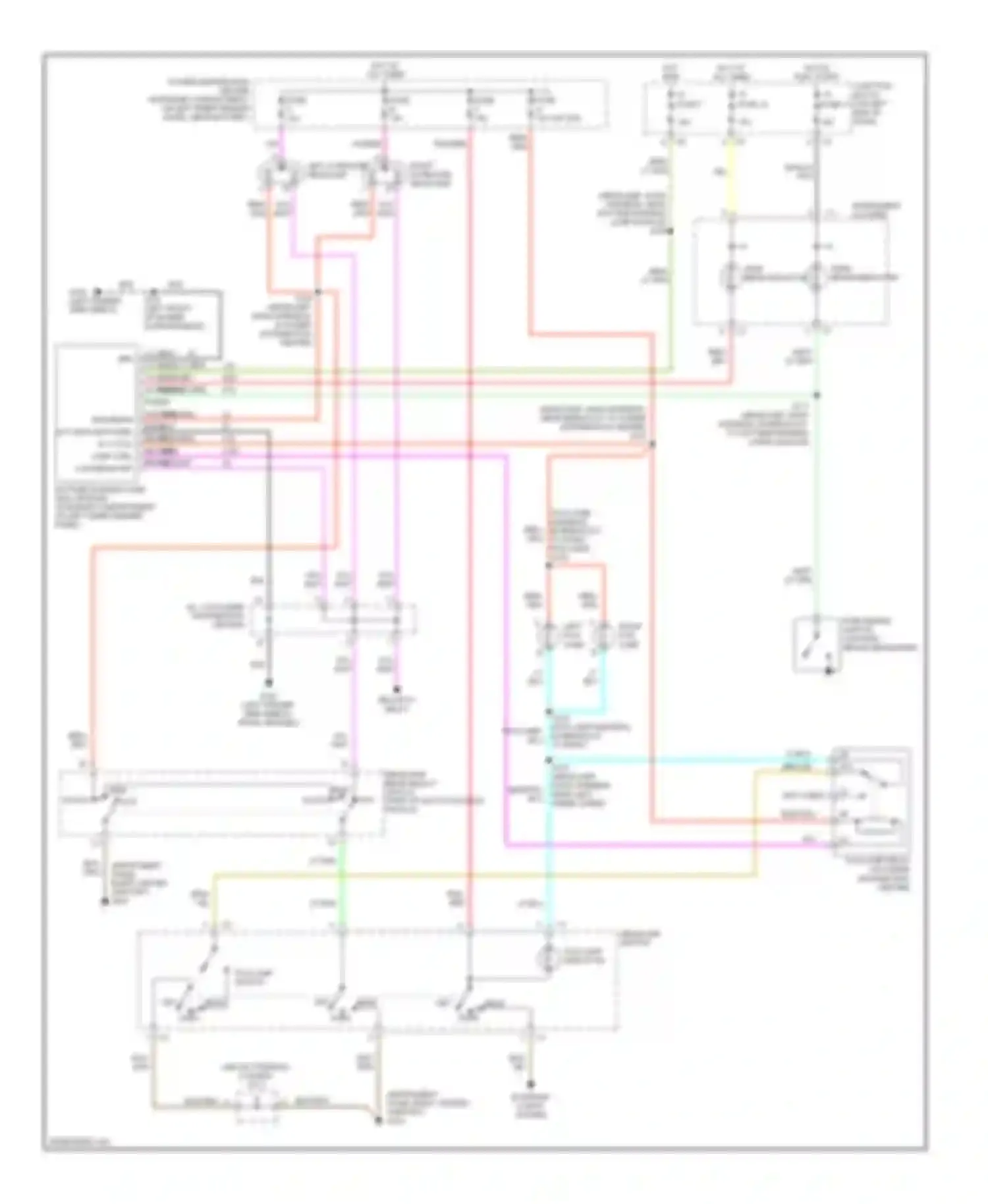 Cab & Chassis R2500 Dodge  (1996-2006): Headlight circuit, with drl & without quad headlights