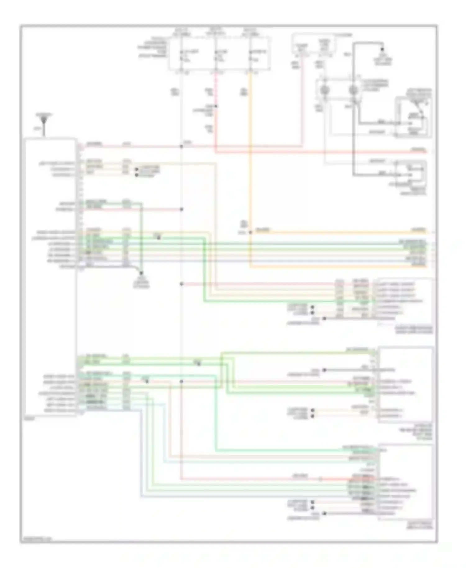 Cab & Chassis R2500 Dodge  (1996-2006): Radio circuit, premium (1 of 2)