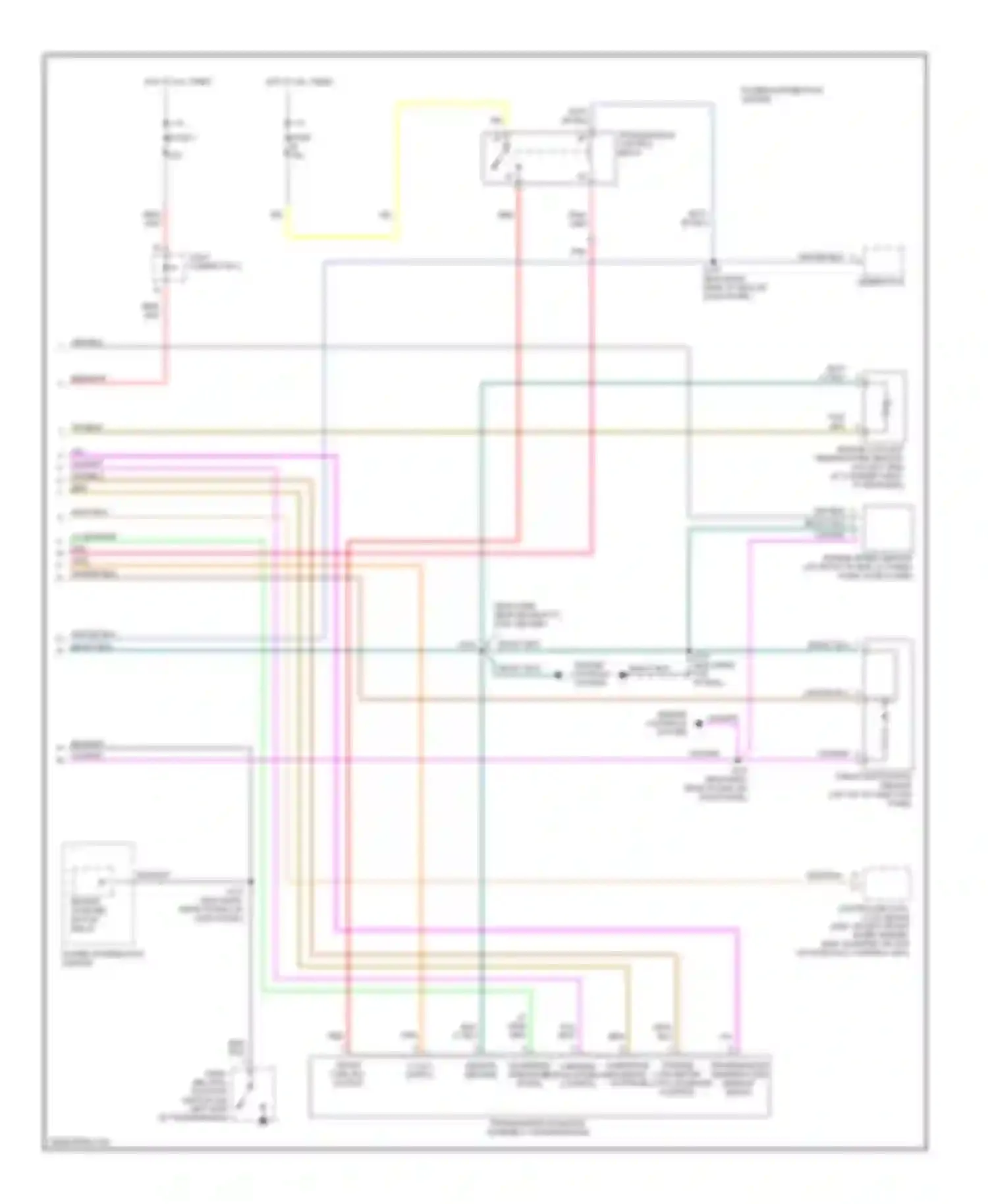 Cab & Chassis R2500 Dodge  (1996-2006): 5.9l 12-valve diesel, transmission circuit (2 of 2)