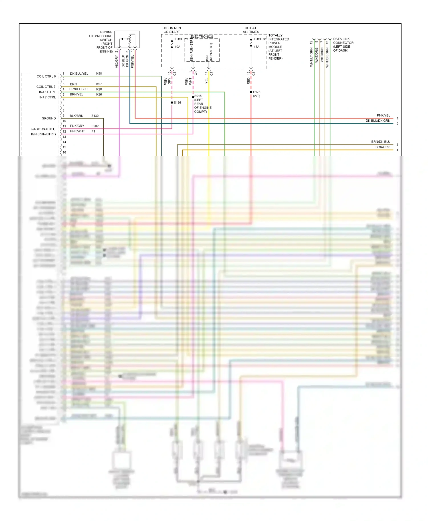 Dodge Cab & Chassis R2500  (1996-2006) computer data lines system wiring diagram  (20 of 21)