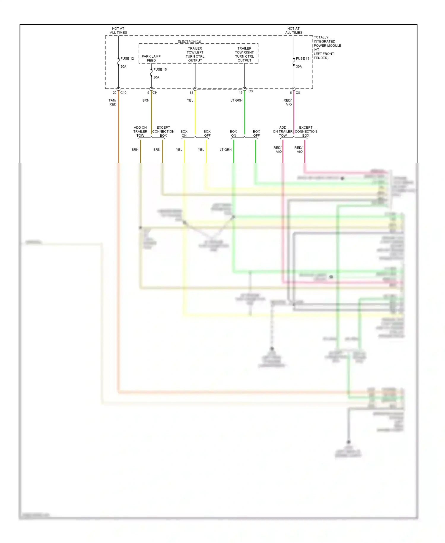 Dodge Cab & Chassis R2500  (1996-2006) engine compt) wiring diagram  (3 of 3)