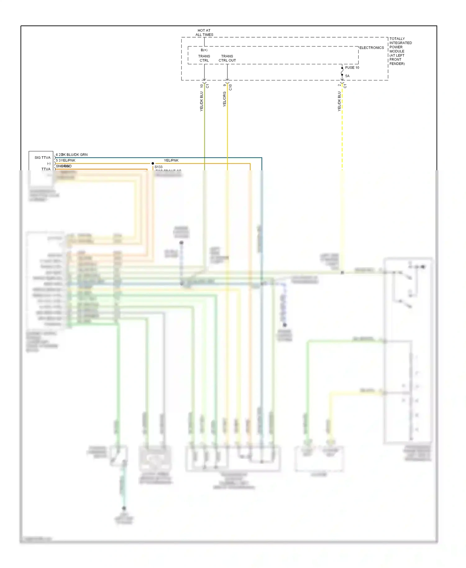 Dodge Cab & Chassis R2500  (1996-2006) engine control system wiring diagram  (4 of 4)