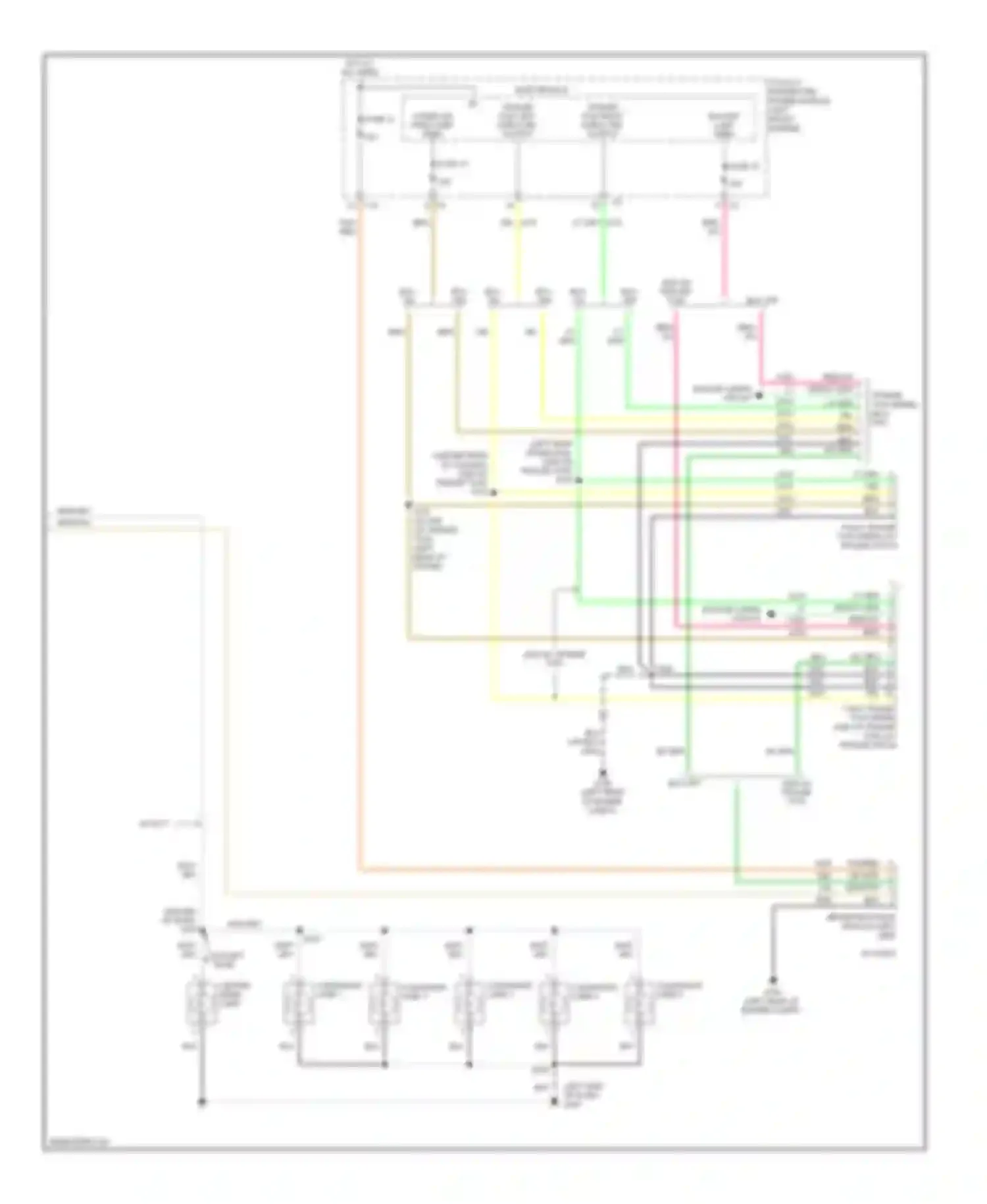Cab & Chassis R3500 HD Dodge  (2008-2009): Exterior lamps circuit (2 of 2)