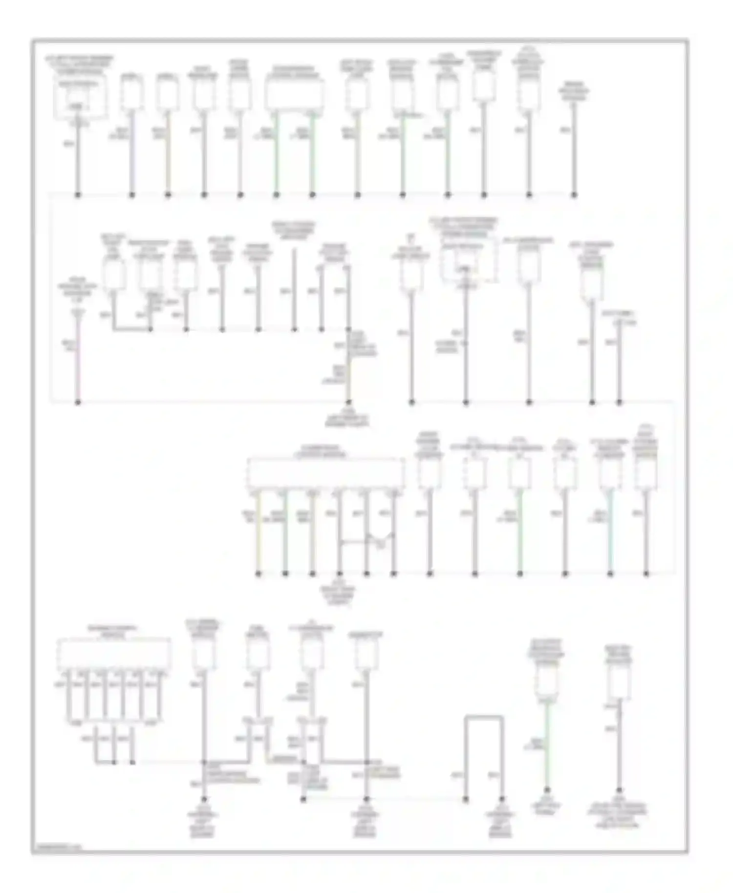 Cab & Chassis R3500 HD Dodge  (2008-2009): Ground distribution circuit (2 of 3)
