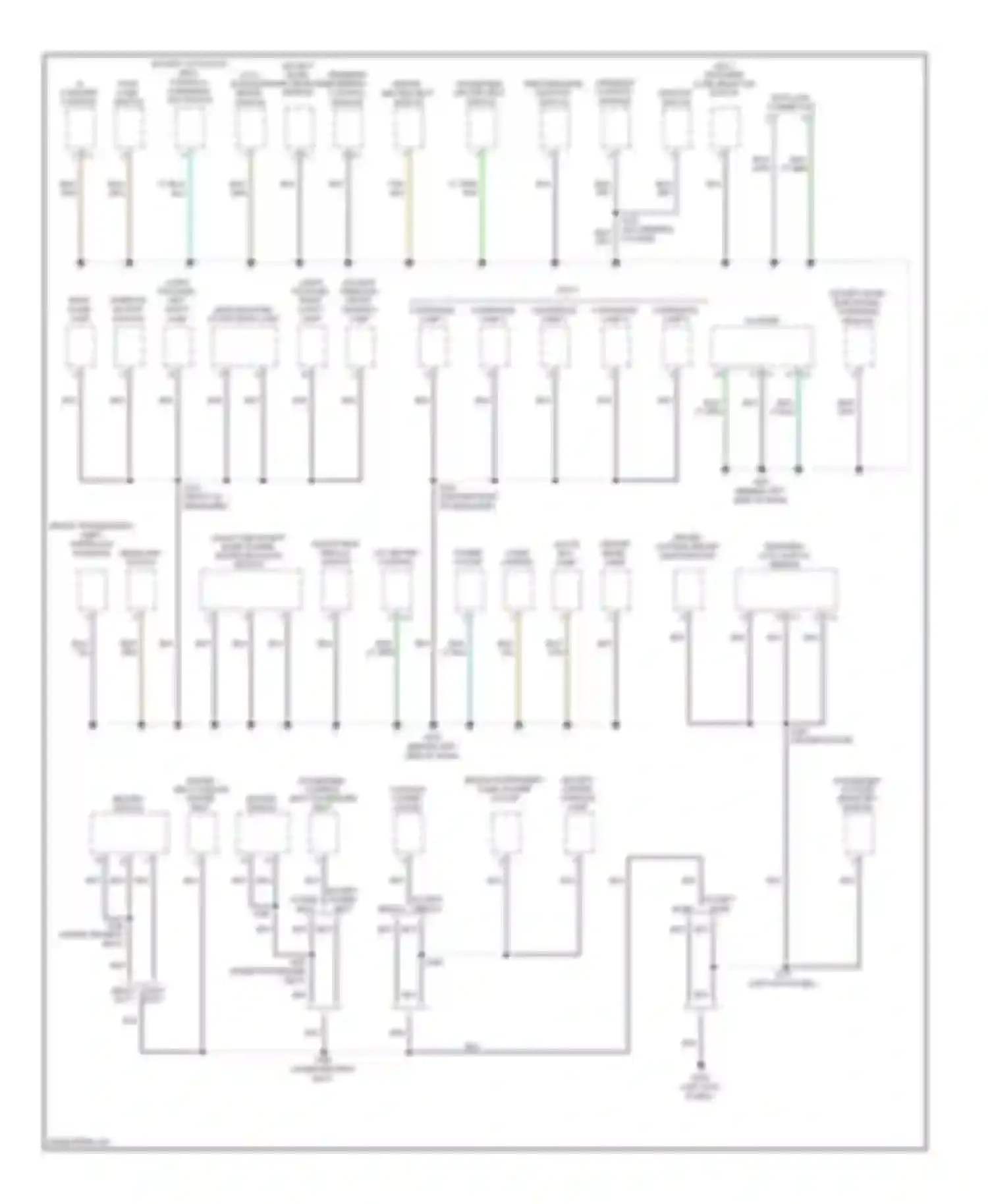 Cab & Chassis R3500 HD Dodge  (2008-2009): Ground distribution circuit (3 of 3)