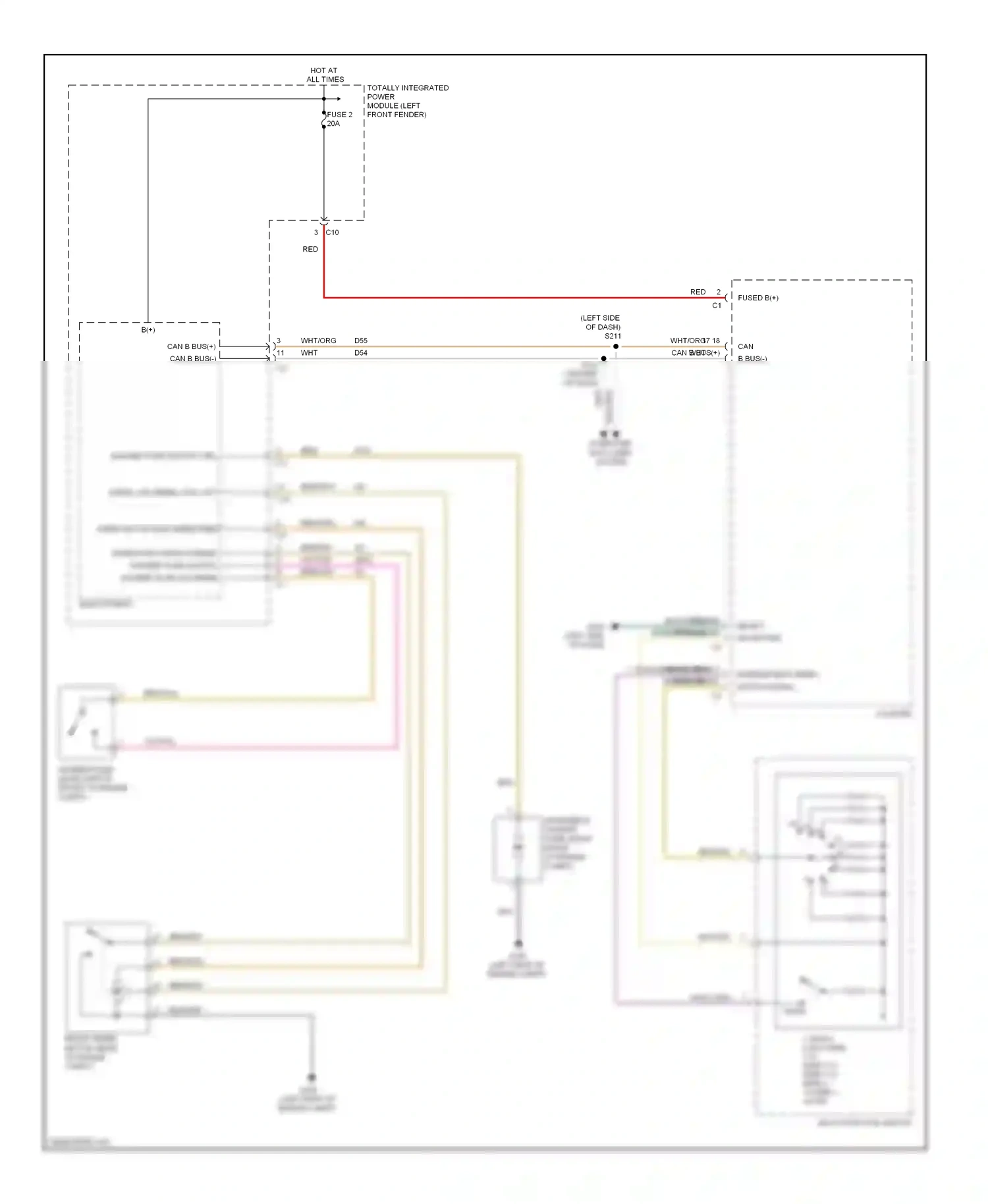 Dodge Cab & Chassis R3500 HD  (2008-2009) multi- function switch wiring diagram  (3 of 3)