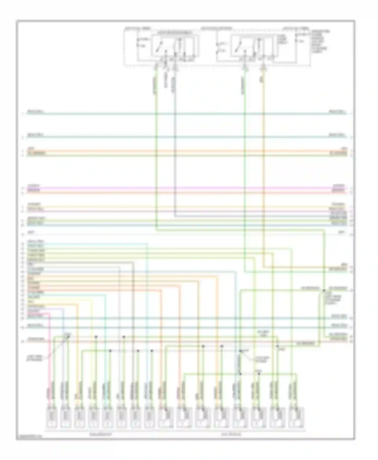 Cab & Chassis R3500 Dodge  (1996-2006): Wiring diagram engine performance 5.7l (2 of 4)
