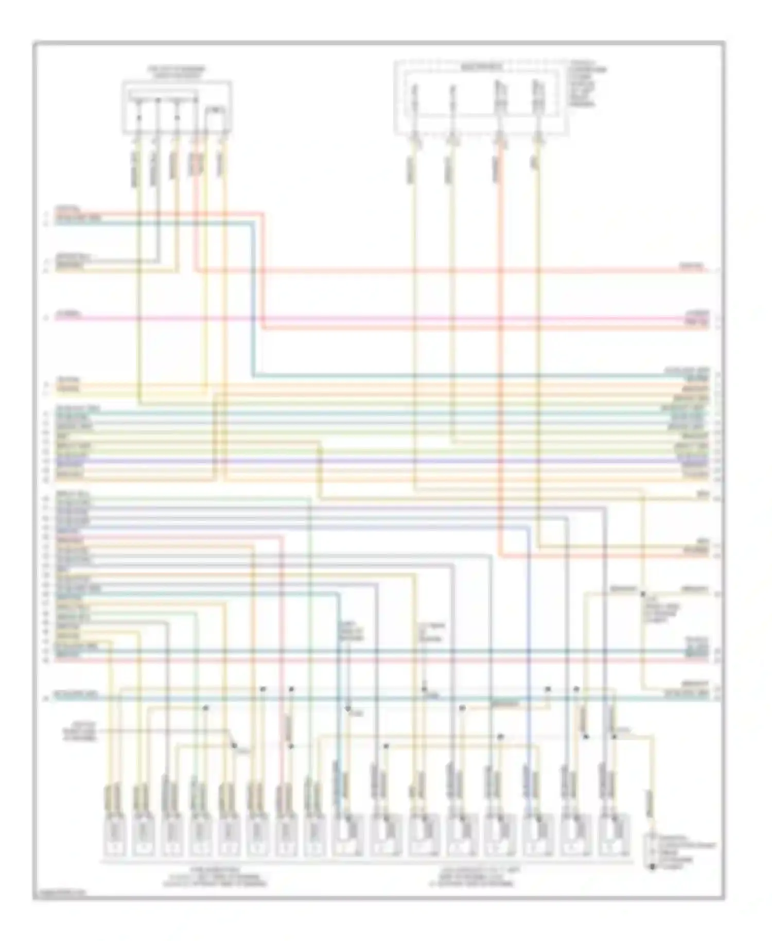 Cab & Chassis R3500 Dodge  (1996-2006): Wiring diagram engine performance 5.7l (2 of 5)