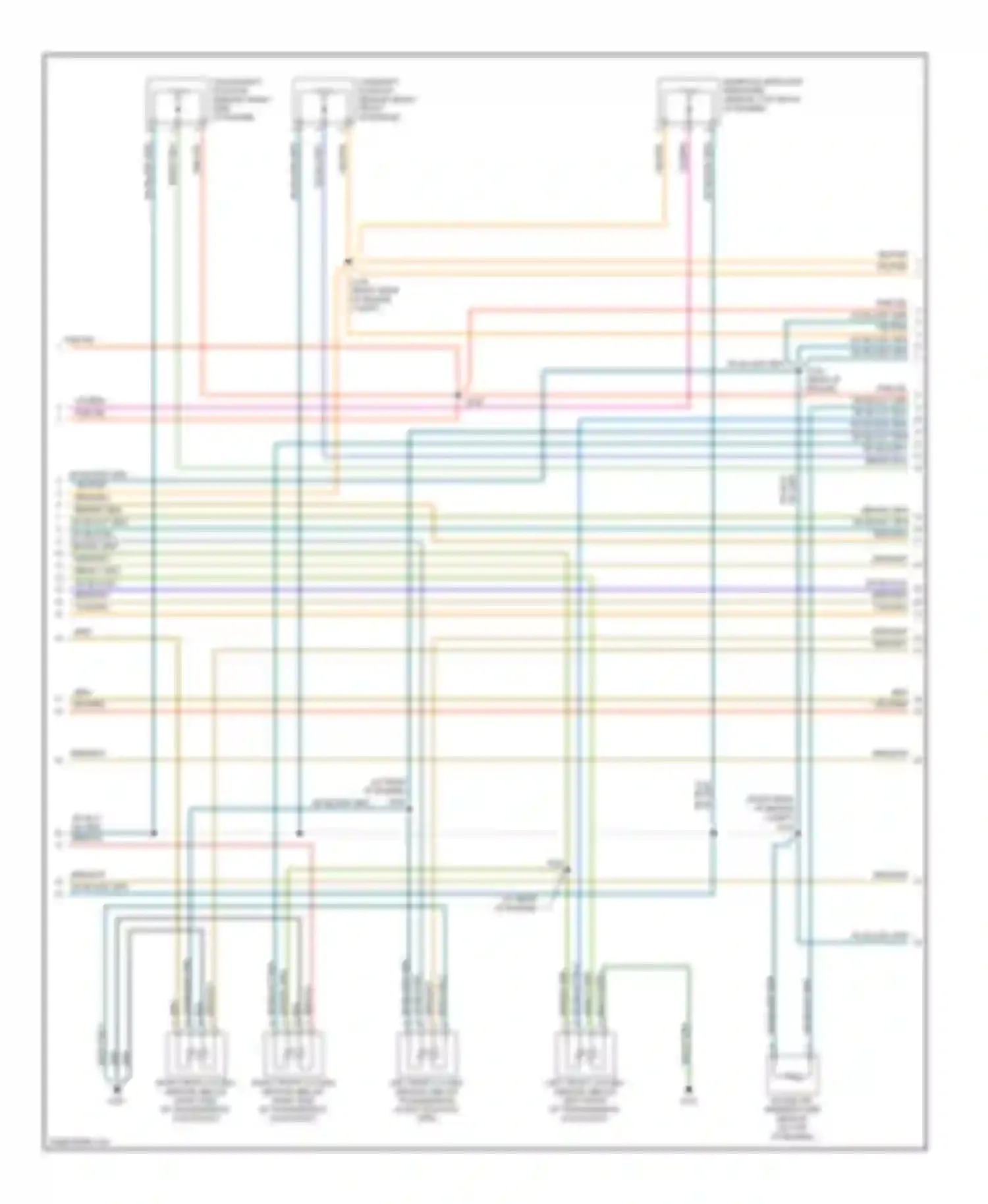 Cab & Chassis R3500 Dodge  (1996-2006): Wiring diagram engine performance 5.7l (3 of 5)