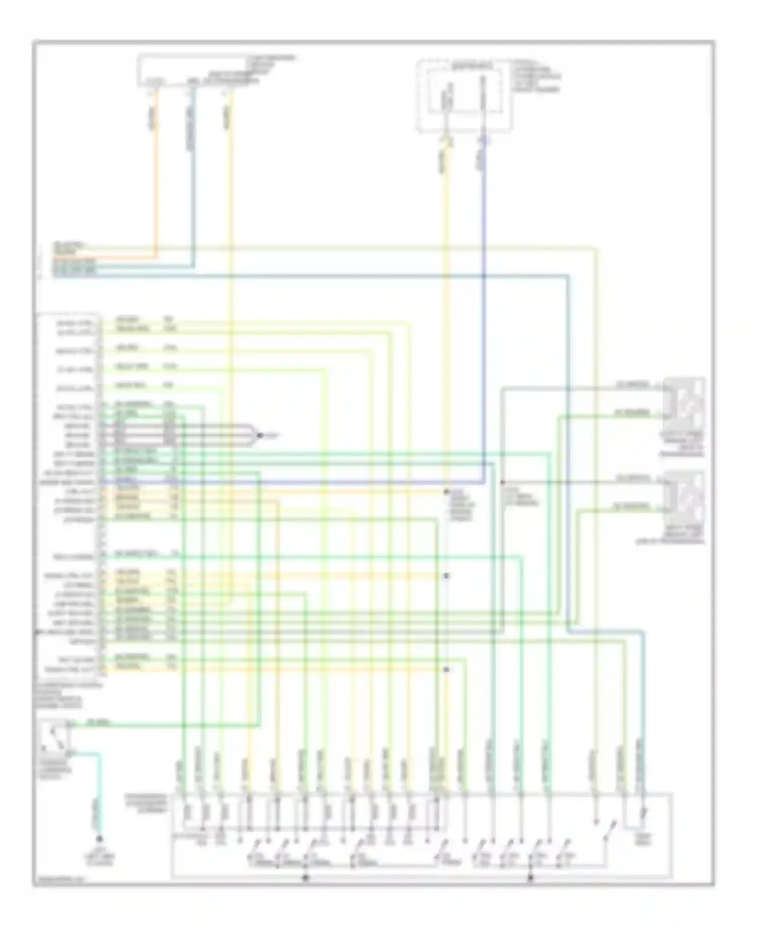 Cab & Chassis R3500 Dodge  (1996-2006): Wiring diagram engine performance 5.7l (5 of 5)