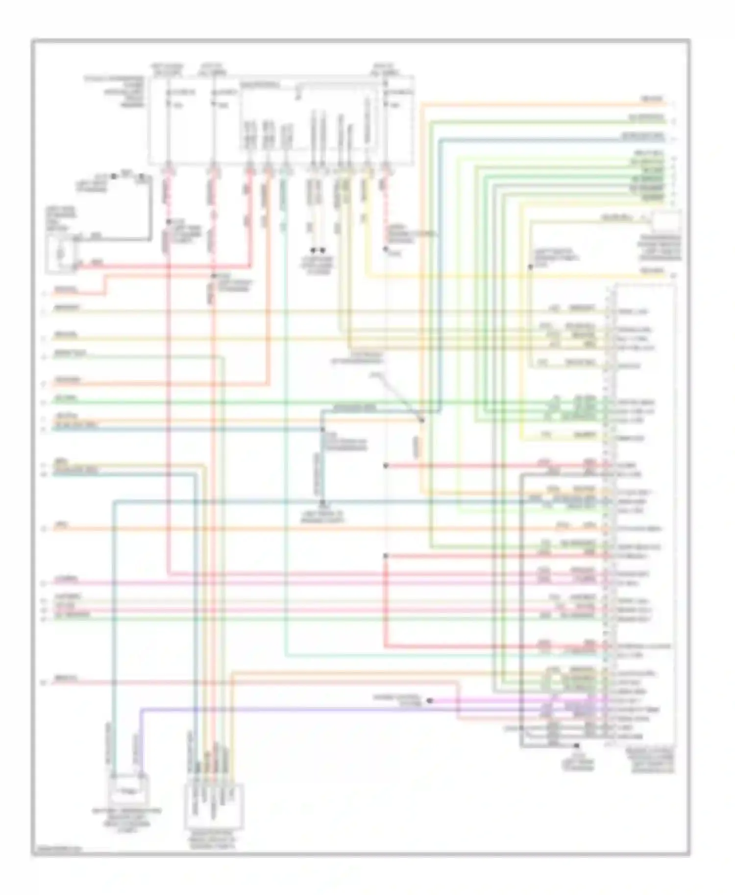 Cab & Chassis R3500 Dodge  (1996-2006): Wiring diagram engine performance 5.9l diesel (3 of 4)