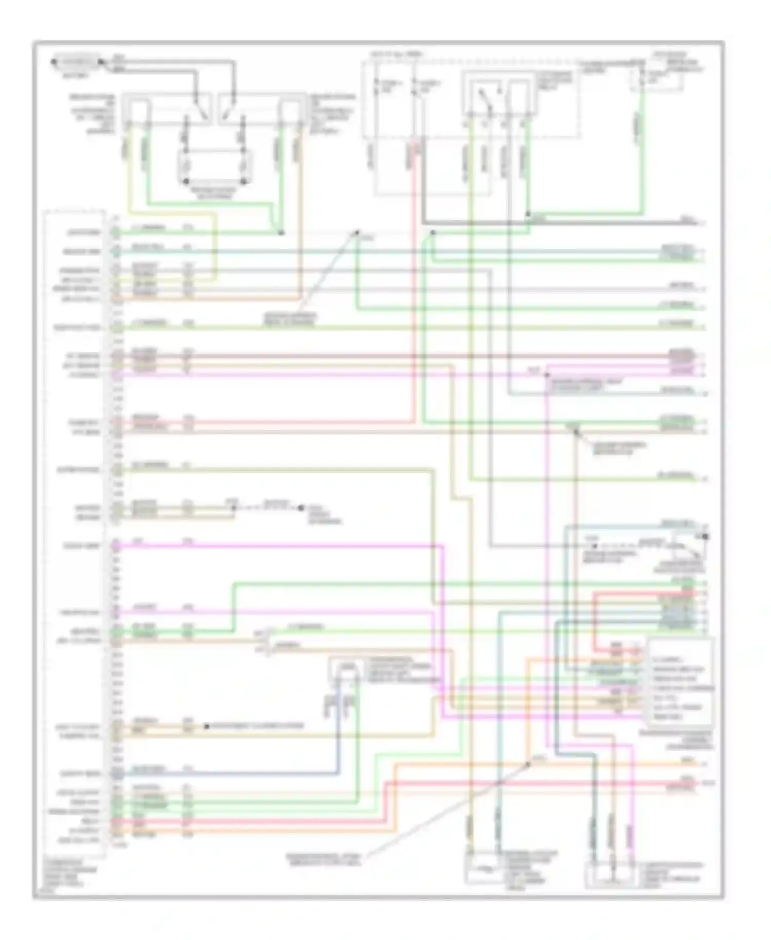 Cab & Chassis R3500 Dodge  (1996-2006): Wiring diagram engine performance 5.9l turbo diesels (1 of 3)