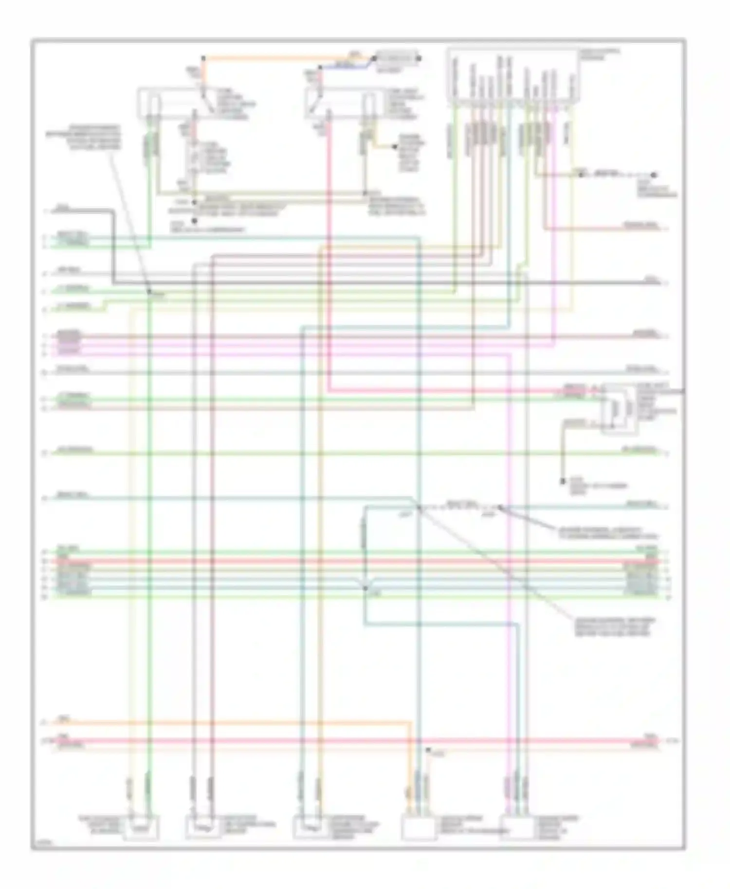 Cab & Chassis R3500 Dodge  (1996-2006): Wiring diagram engine performance 5.9l turbo diesels (2 of 3)