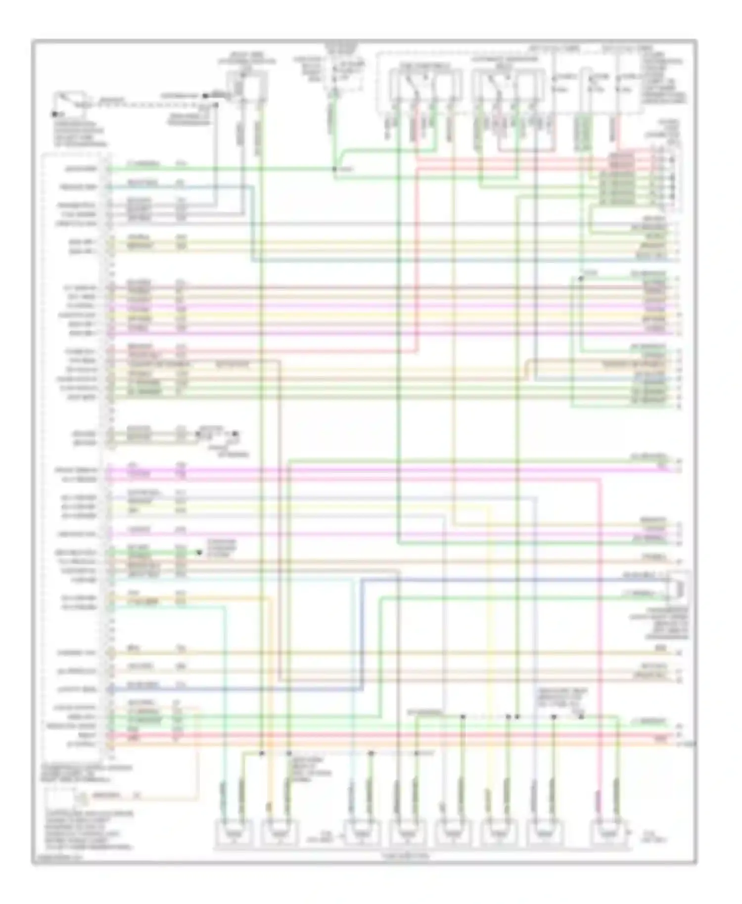 Cab & Chassis R3500 Dodge  (1996-2006): Wiring diagram engine performance 5.9ls (1 of 3)