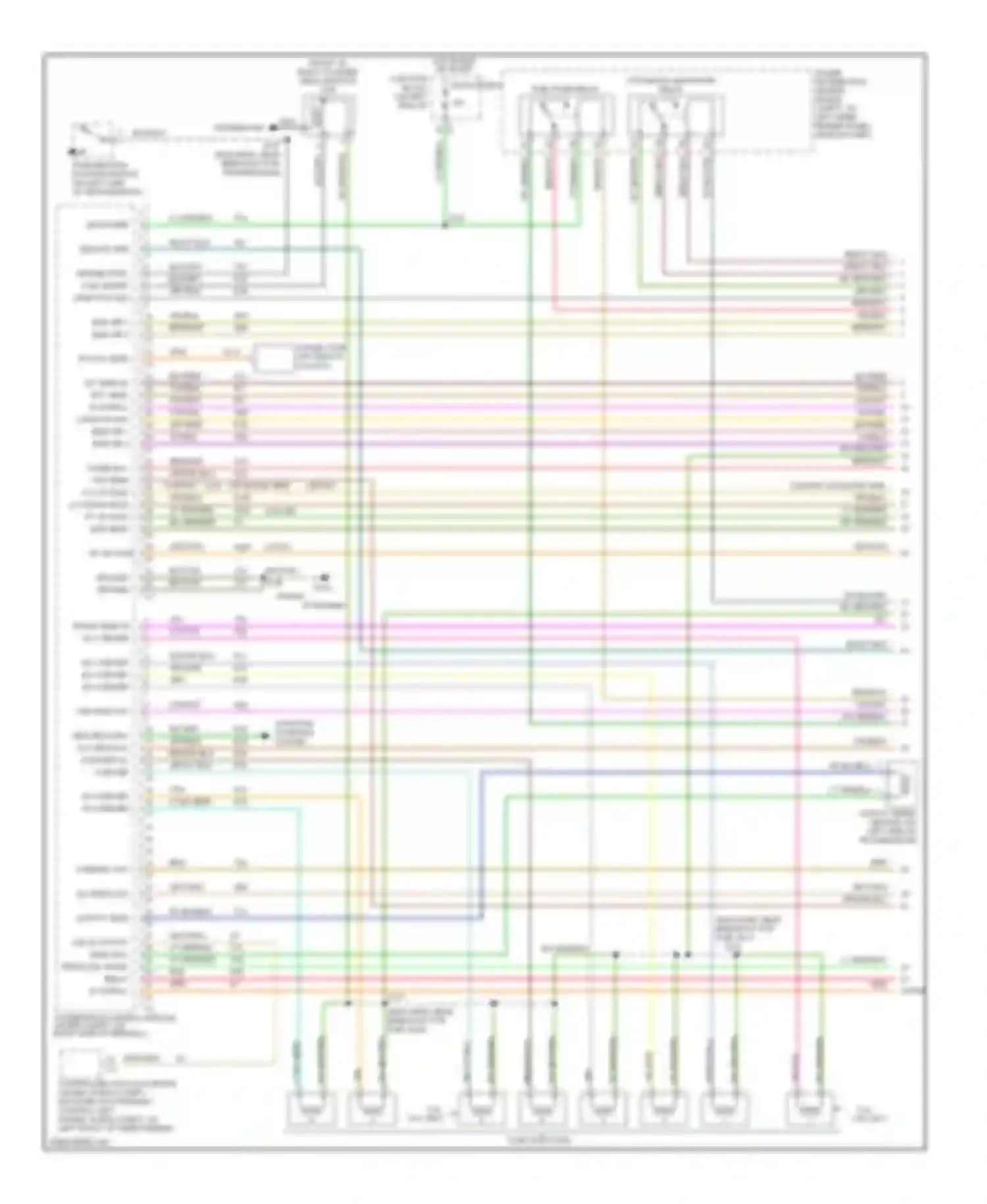 Cab & Chassis R3500 Dodge  (1996-2006): Wiring diagram engine performance 5.9ls (1 of 4)