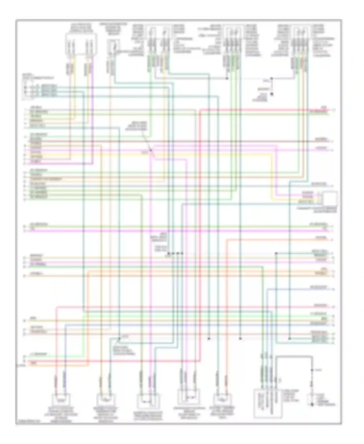 Cab & Chassis R3500 Dodge  (1996-2006): Wiring diagram engine performance 5.9ls (2 of 3)