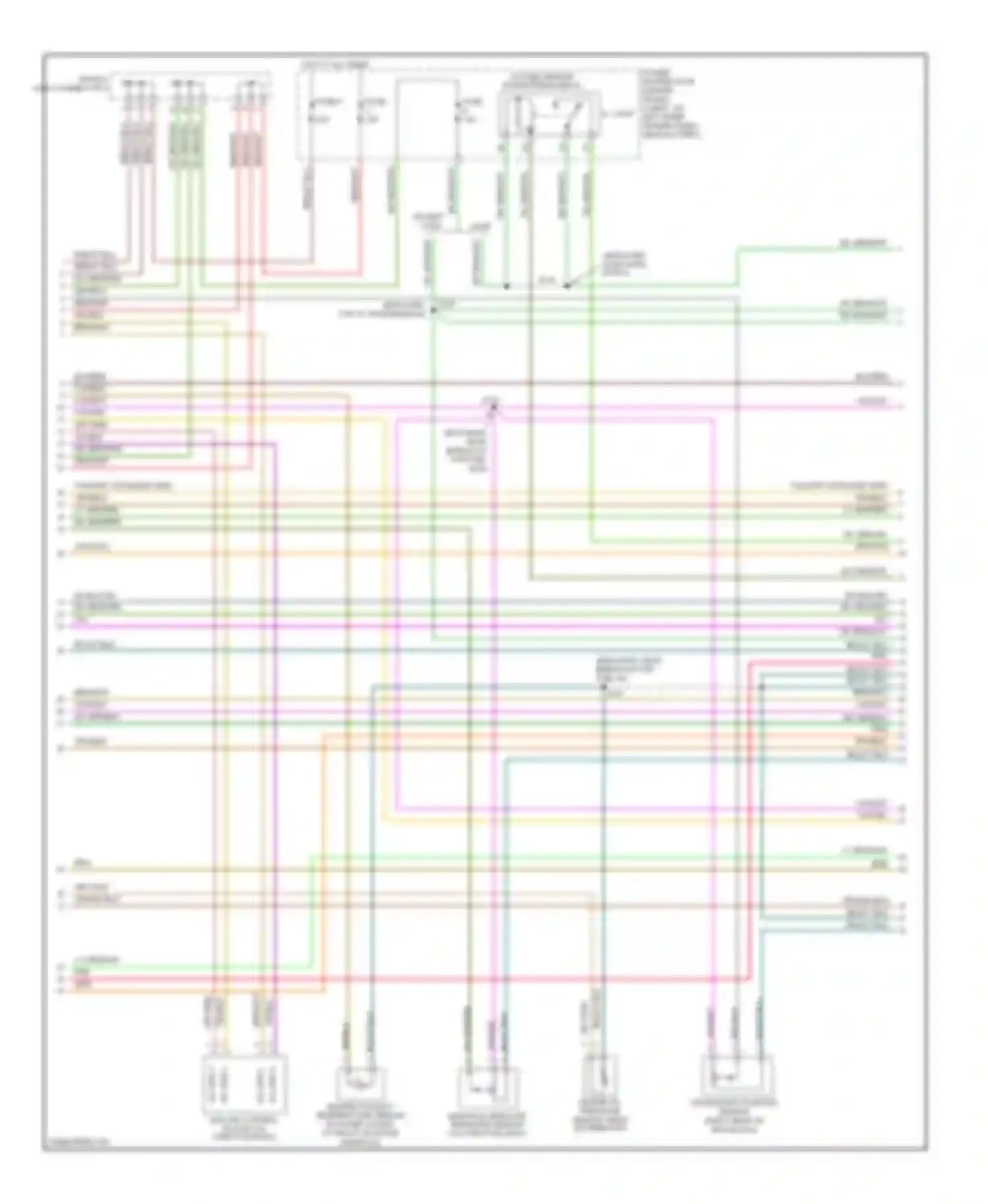 Cab & Chassis R3500 Dodge  (1996-2006): Wiring diagram engine performance 5.9ls (2 of 4)