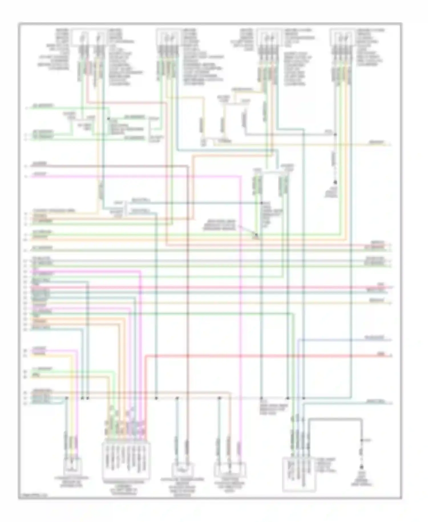 Cab & Chassis R3500 Dodge  (1996-2006): Wiring diagram engine performance 5.9ls (3 of 4)