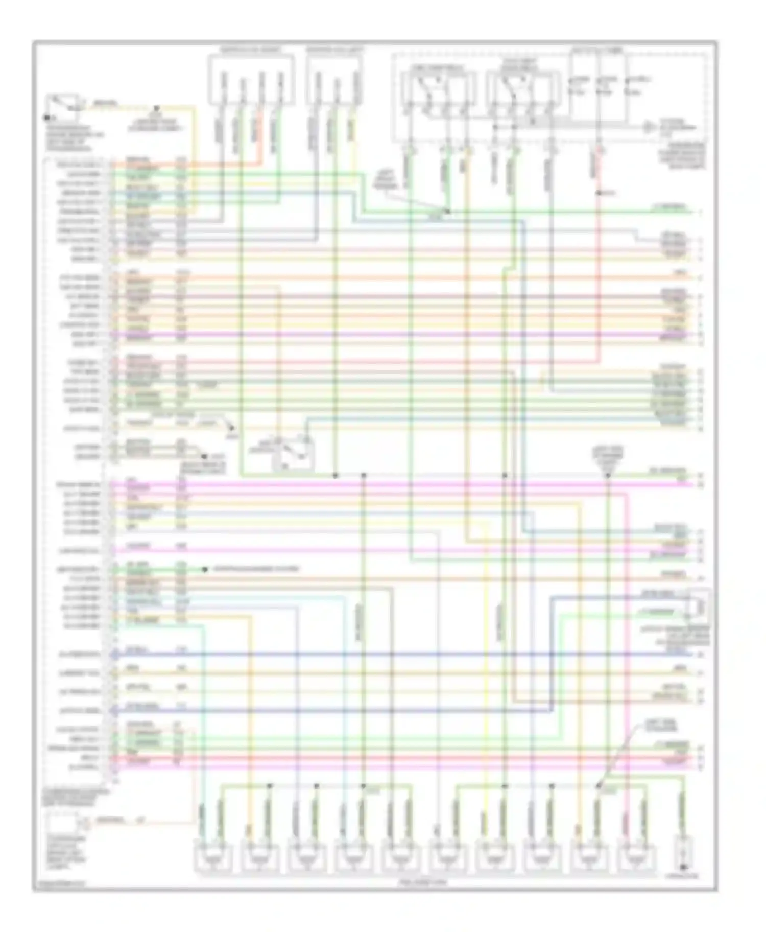 Cab & Chassis R3500 Dodge  (1996-2006): Wiring diagram engine performance 8.0l (1 of 3)