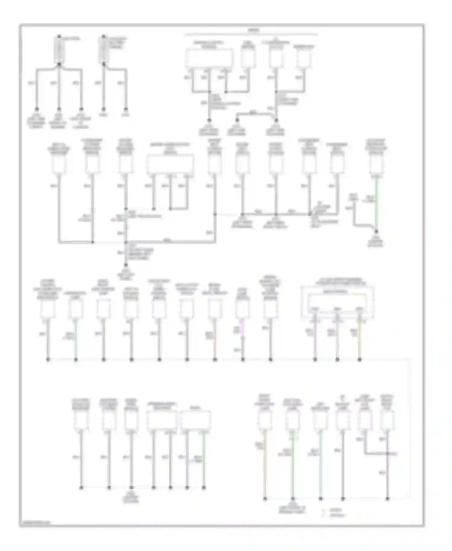 Cab & Chassis R3500 Dodge  (1996-2006): Ground distribution circuit (1 of 3)