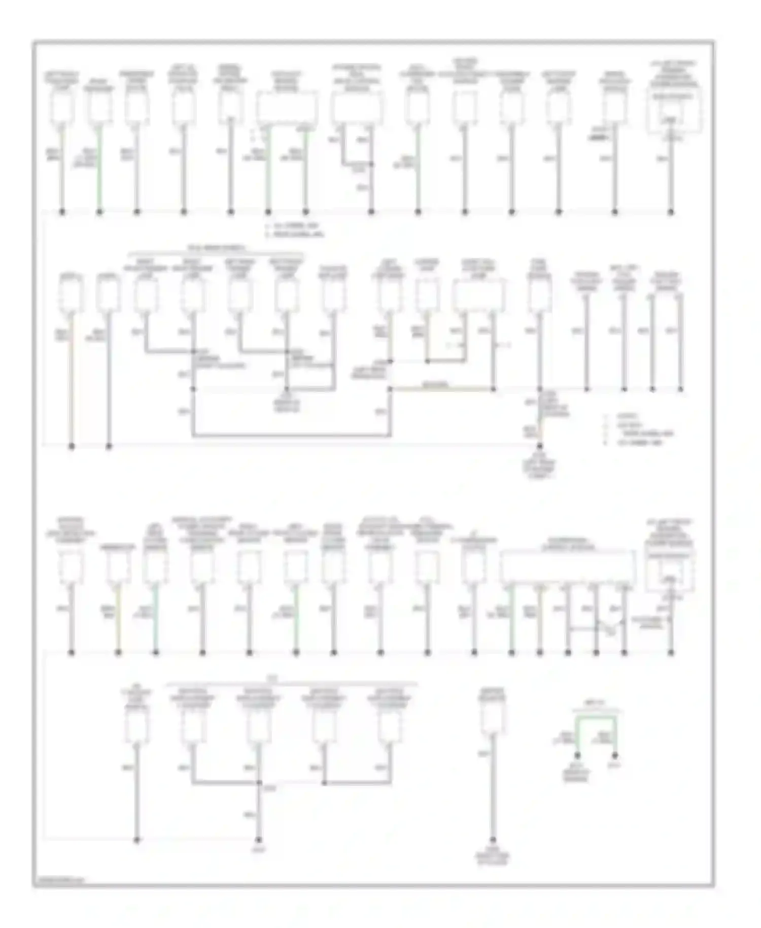 Cab & Chassis R3500 Dodge  (1996-2006): Ground distribution circuit (2 of 3)