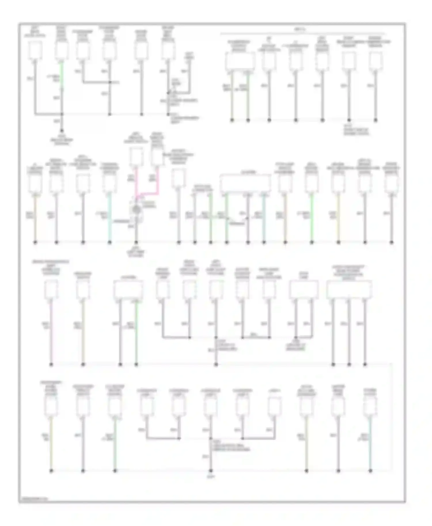 Cab & Chassis R3500 Dodge  (1996-2006): Ground distribution circuit (3 of 3)