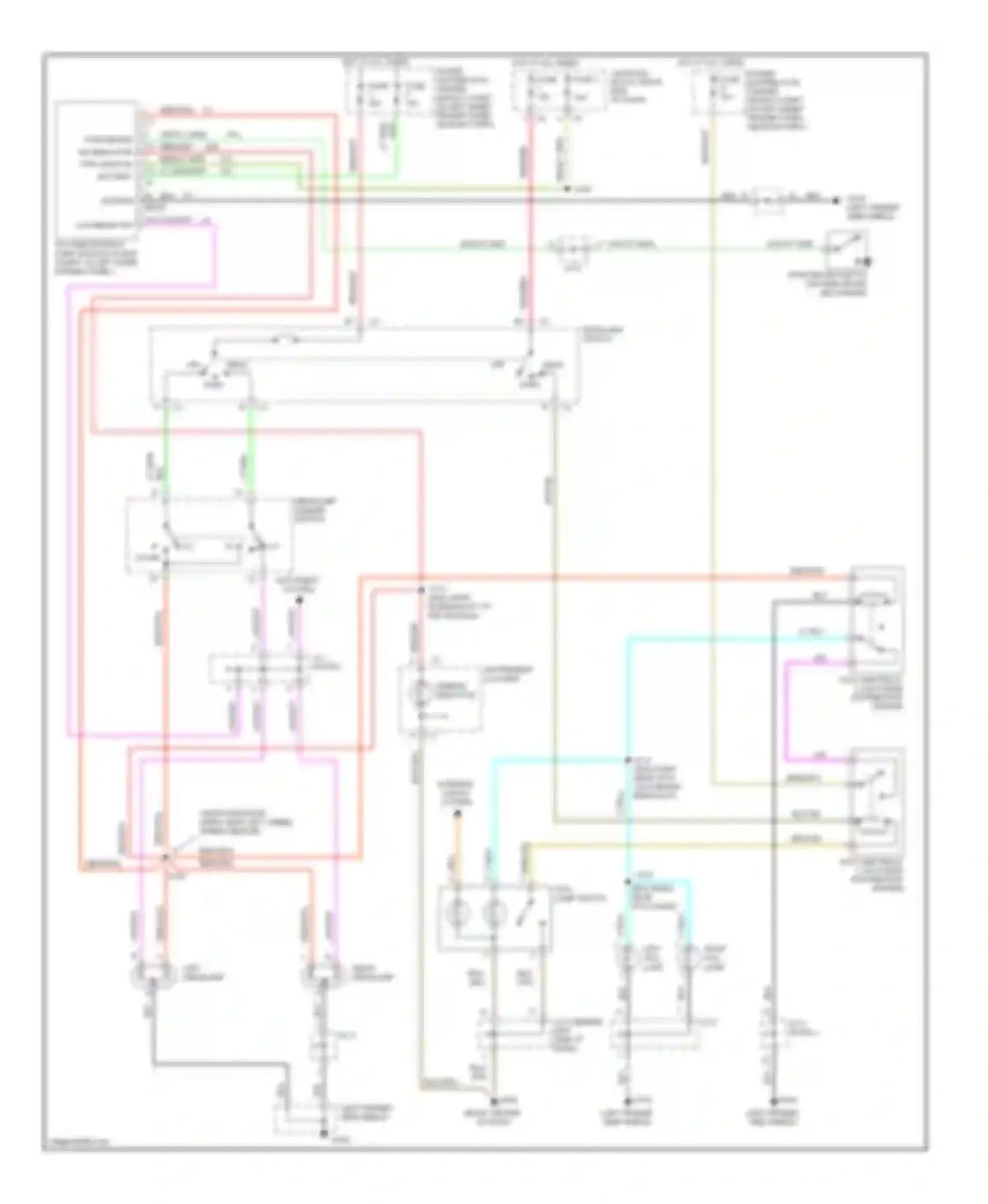 Cab & Chassis R3500 Dodge  (1996-2006): Headlamps/fog lamps circuit, with drl