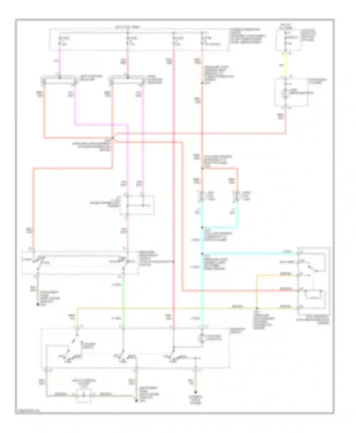 Cab & Chassis R3500 Dodge  (1996-2006): Headlight circuit, without drl & without quad headlights