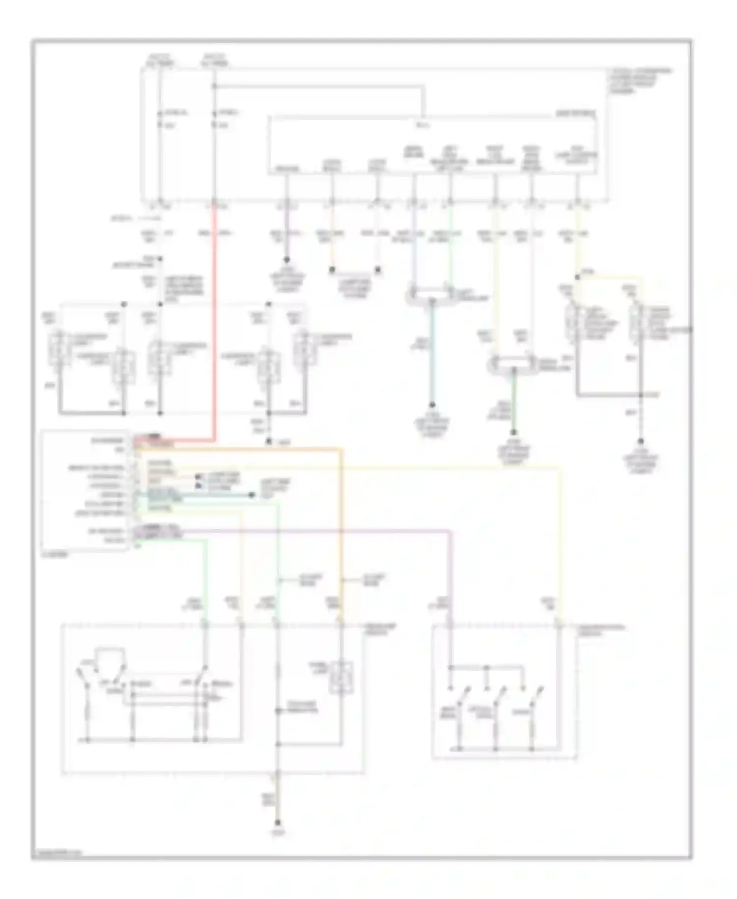 Cab & Chassis R3500 Dodge  (1996-2006): Headlights circuit