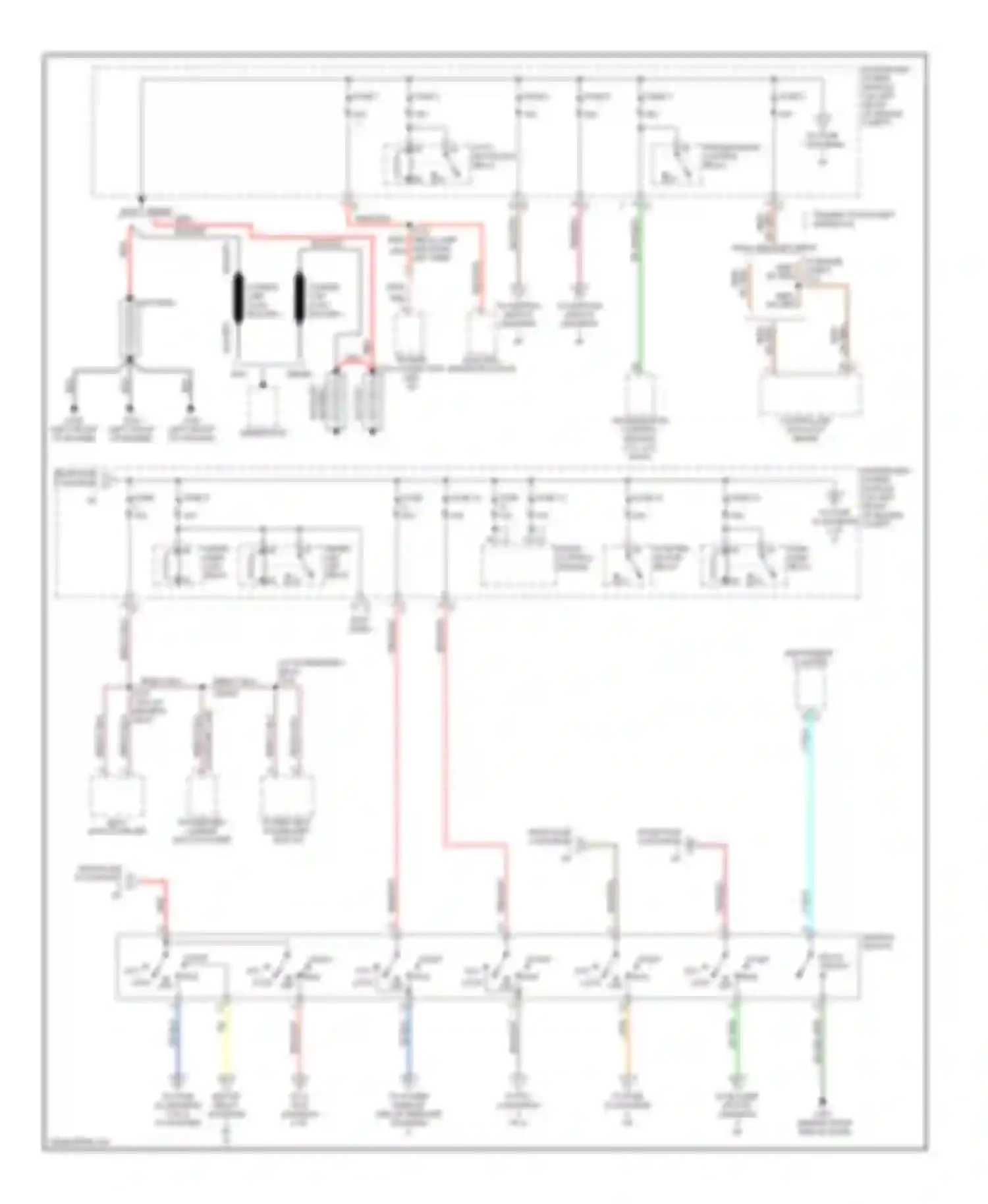 Cab & Chassis R3500 Dodge  (1996-2006): Power distribution circuit (1 of 4)