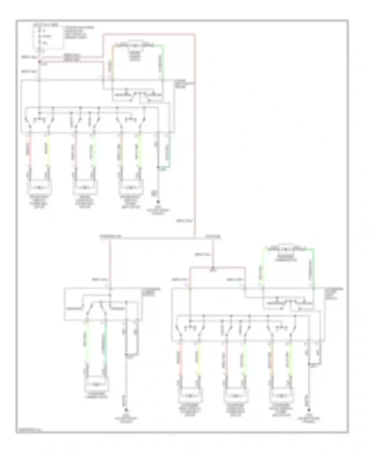 Cab & Chassis R3500 Dodge  (1996-2006): Power seats circuit