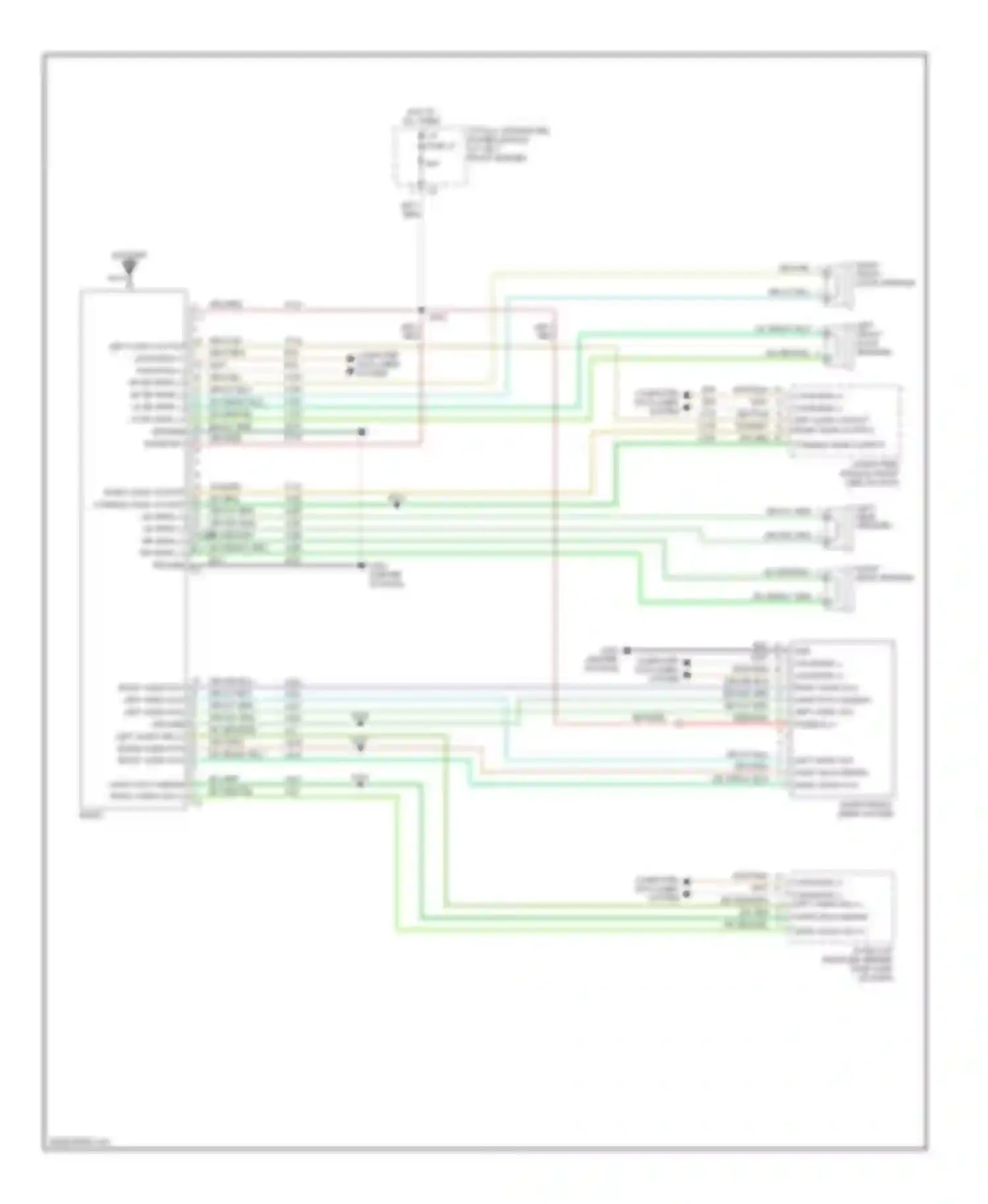 Cab & Chassis R3500 Dodge  (1996-2006): Radio circuit, base