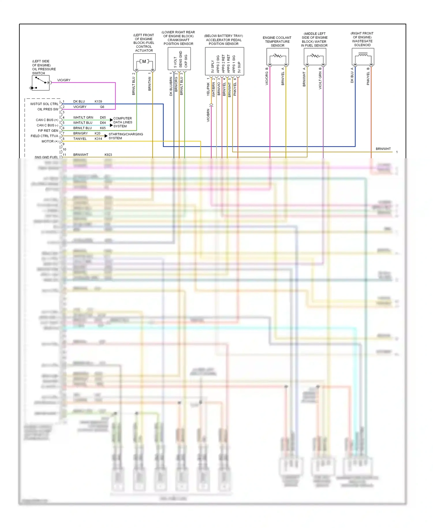 Dodge Cab & Chassis R3500  (1996-2006) computer data lines system wiring diagram  (8 of 21)